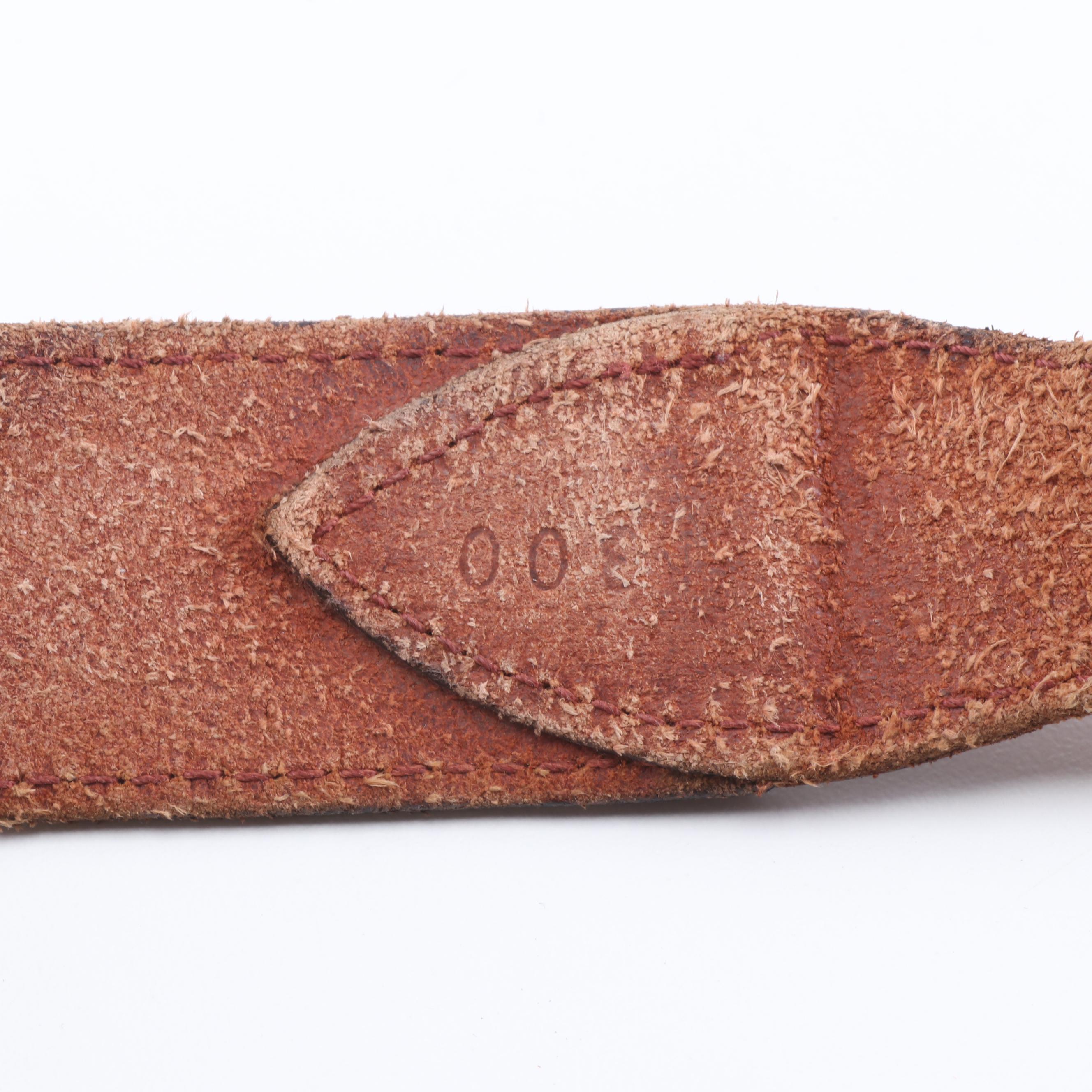 Sterling and Leather Belts including M.M. Rogers/F.L. Begay Navajo Belt