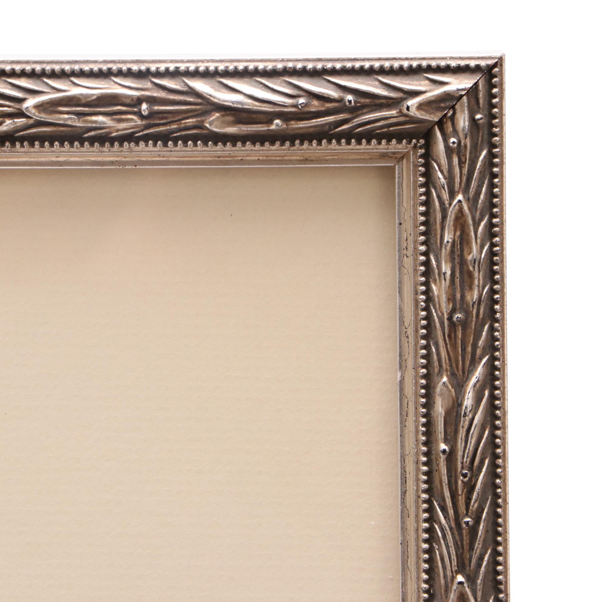 Ruth Conklin 1990 Limited Edition Linocut "Cherry Orchard"