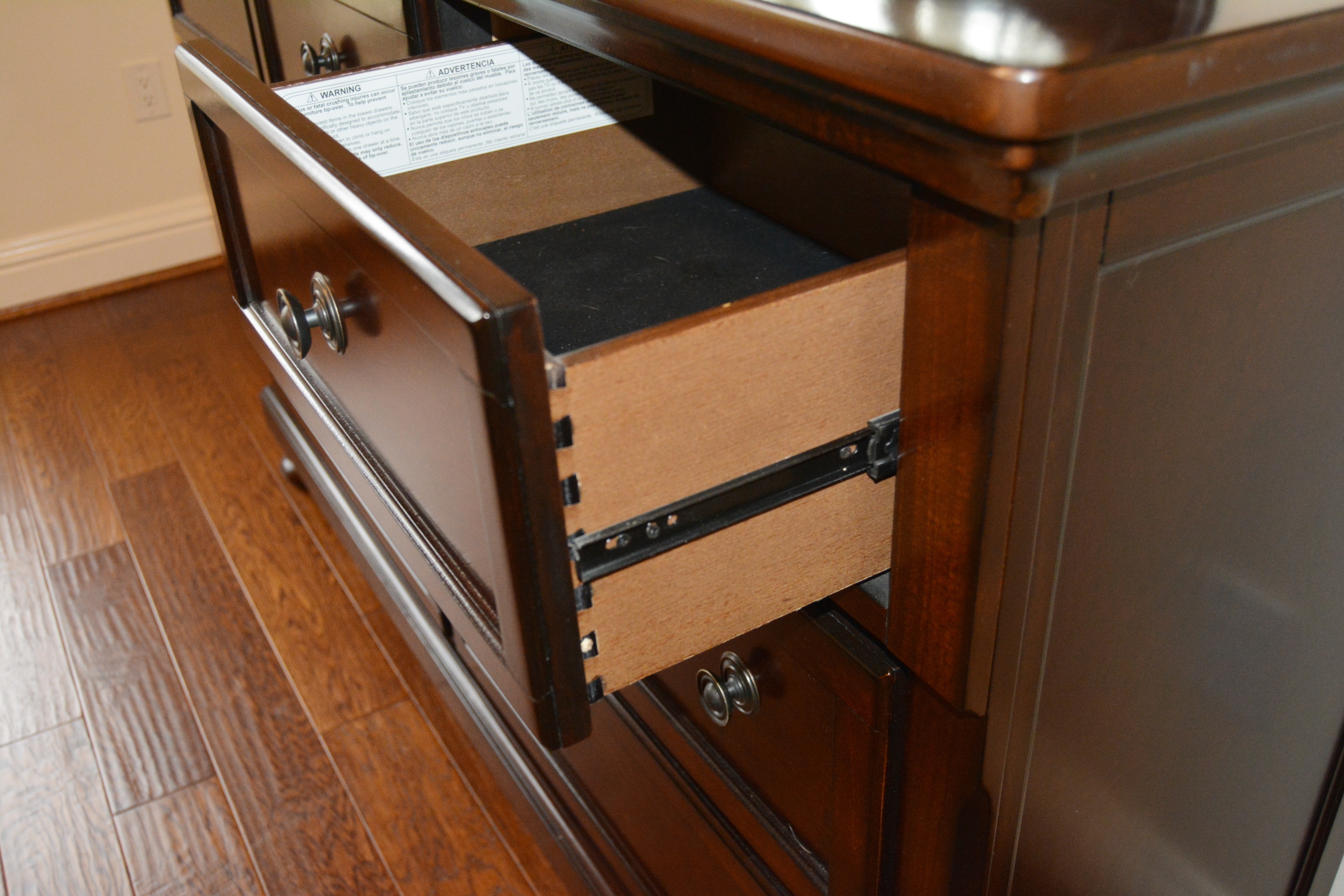 Dresser and Wall Mirror by Walter of Wabash