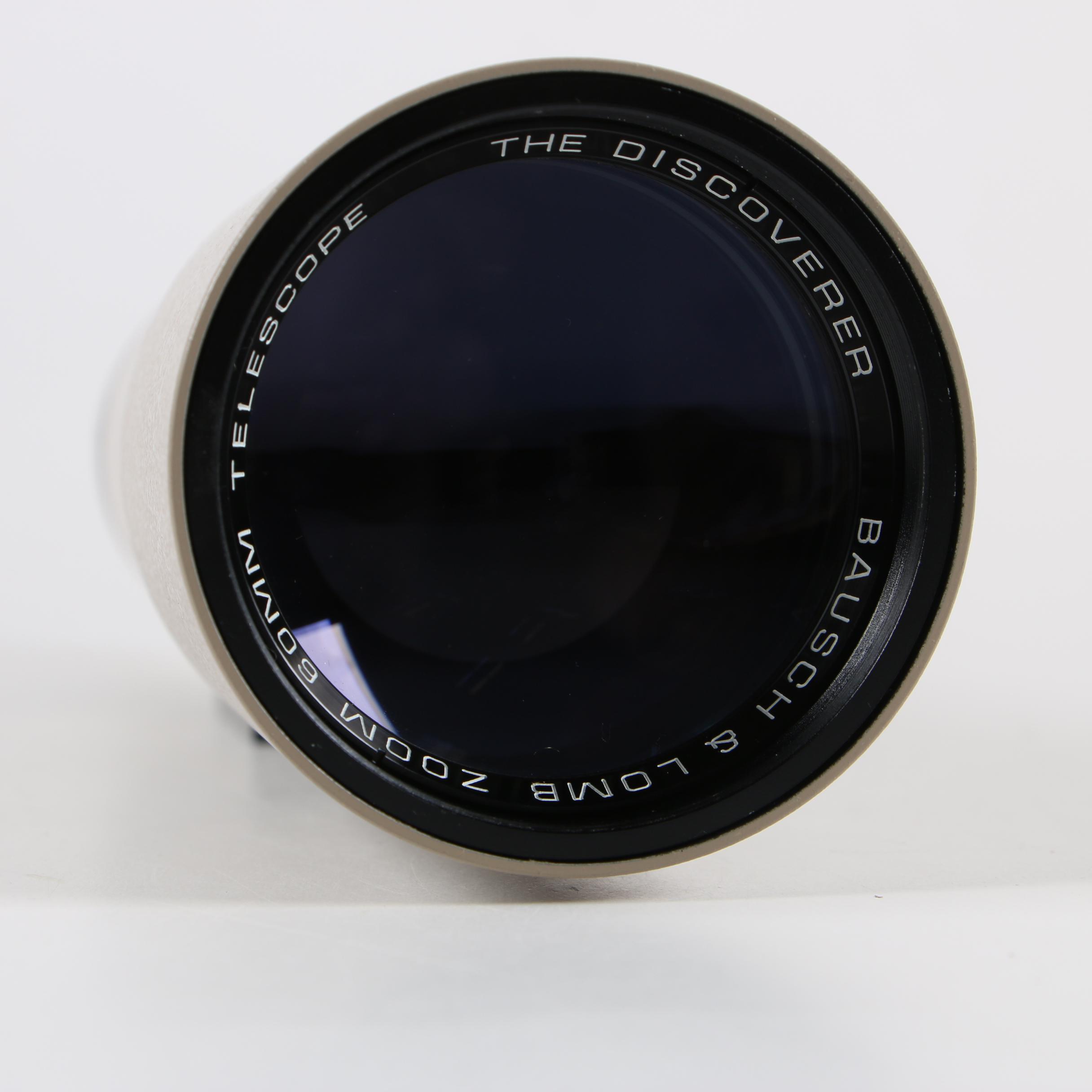 Bausch & Lomb "The Discoverer" Telescope with P&B Tripod and Camera Adapters