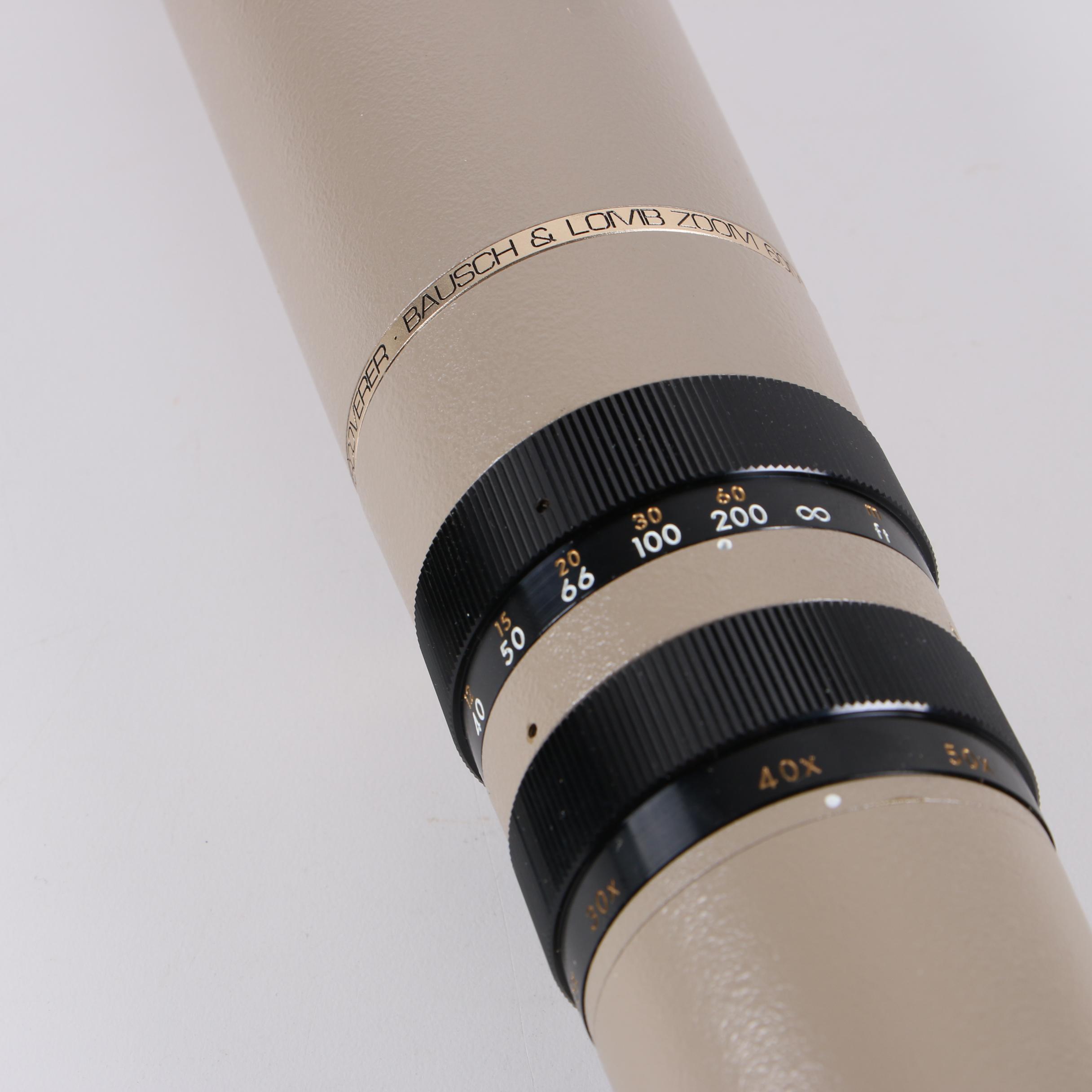 Bausch & Lomb "The Discoverer" Telescope with P&B Tripod and Camera Adapters