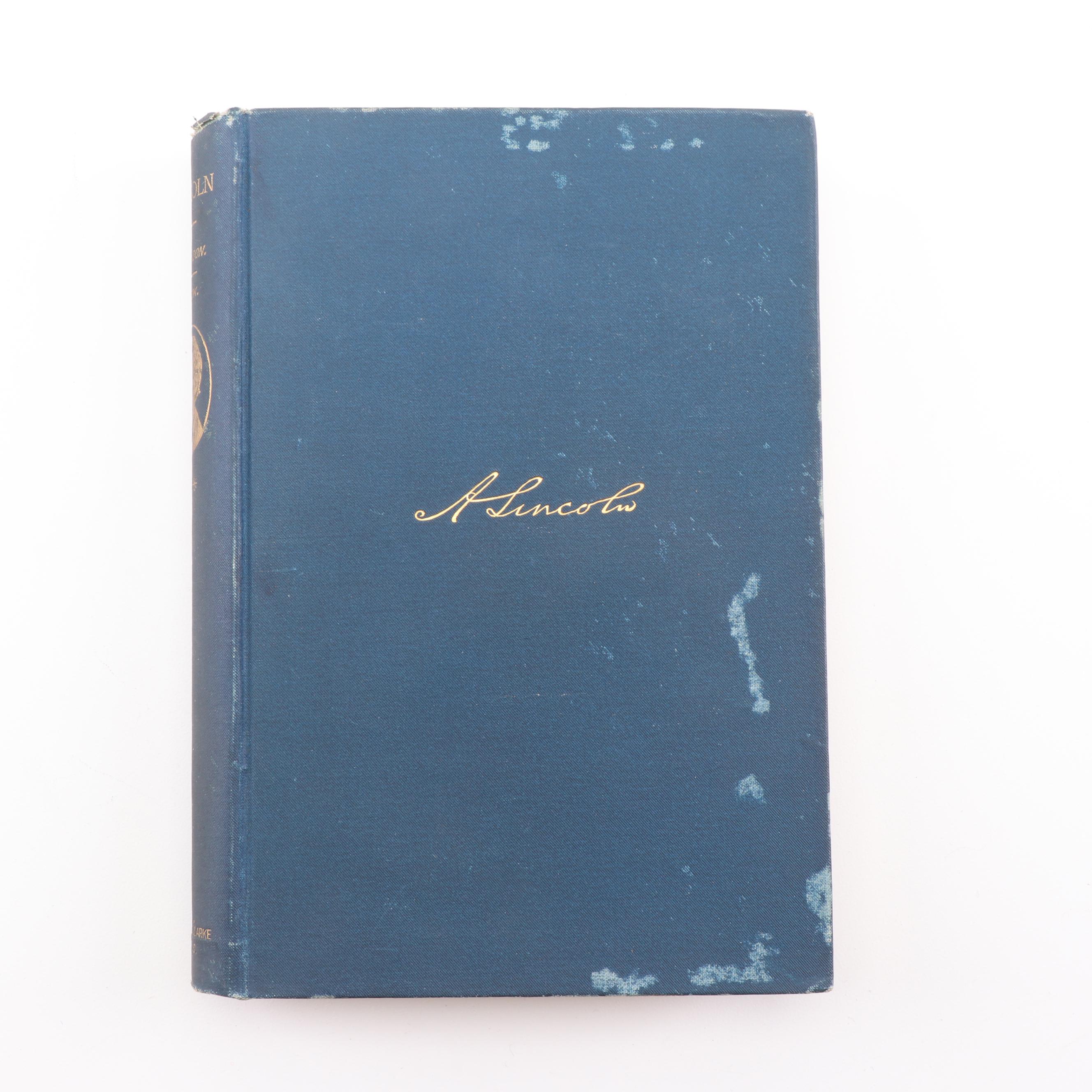 1889 "Herndon's Lincoln" Biography in Three Volumes