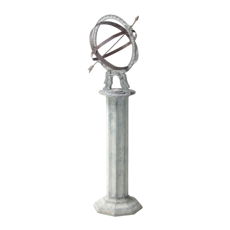 Cast Iron Garden Armillary Sphere