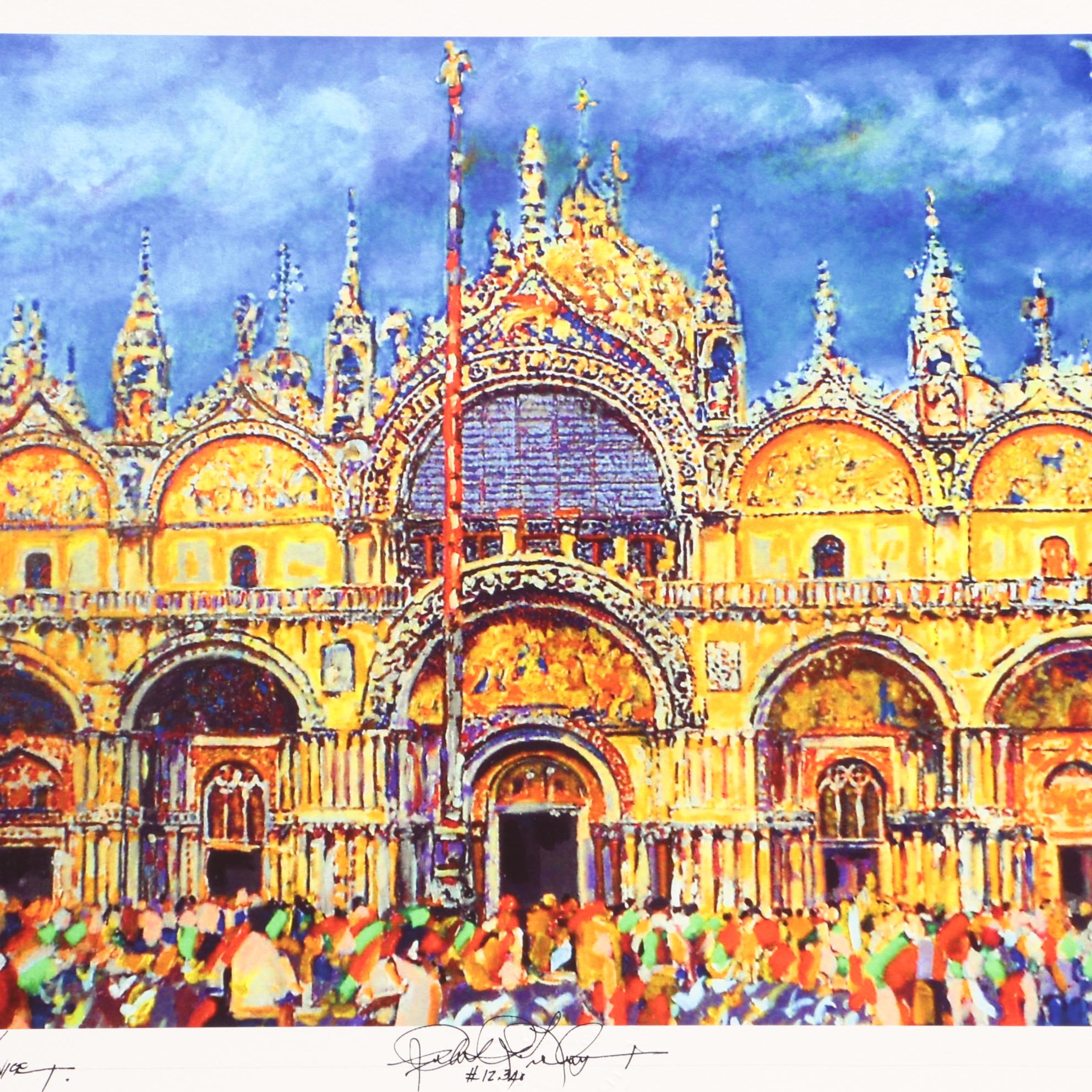 Robert Lackney Limited Edition Giclee Print "Saint Mark - Venice"