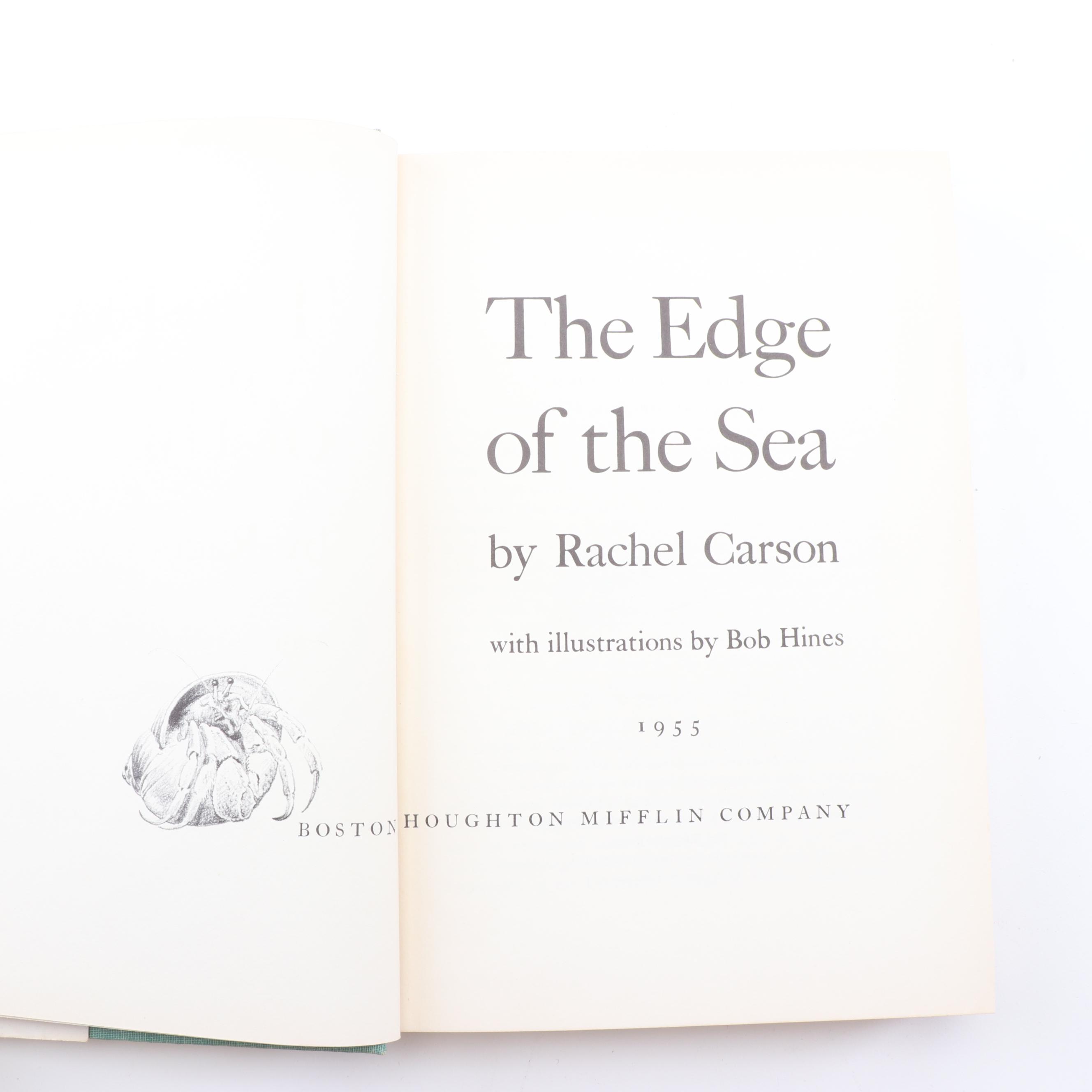 Rachel Carson Books including First Printing "The Edge of the Sea"