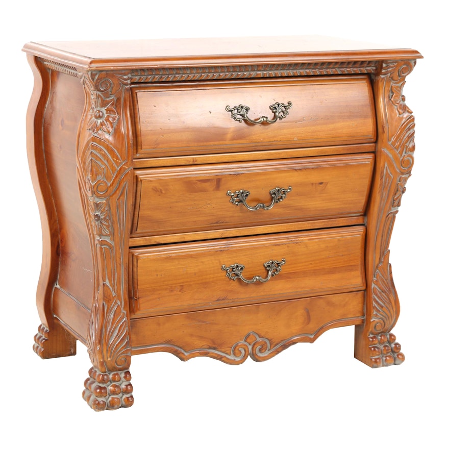 Wooden Small Chest of Three Drawers, 21st Century