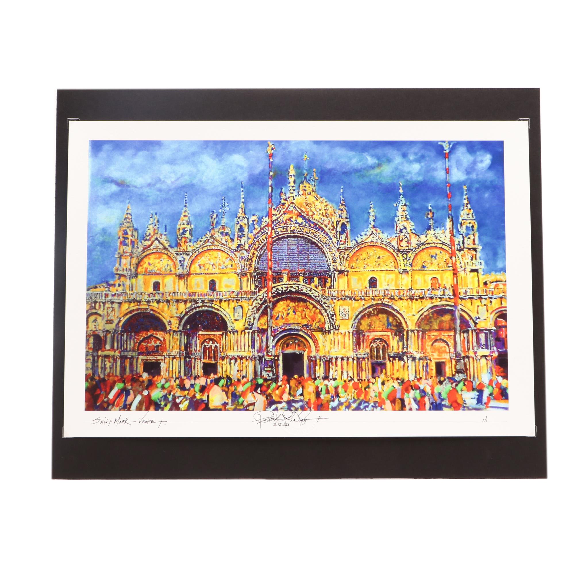 Robert Lackney Limited Edition Giclee Print "Saint Mark - Venice"