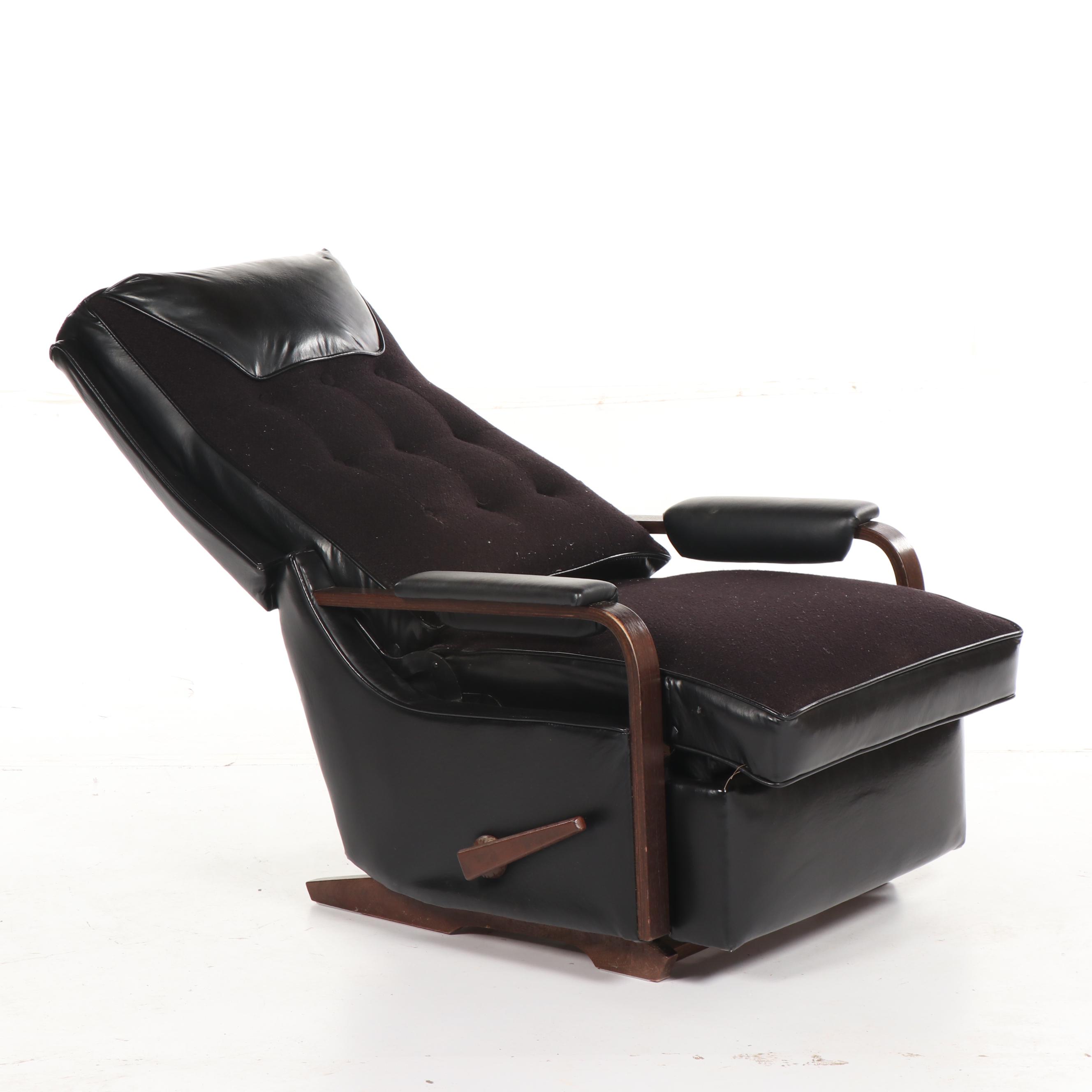 Mid Century Modern La-Z-Boy Rocker Recliner, 20th Century