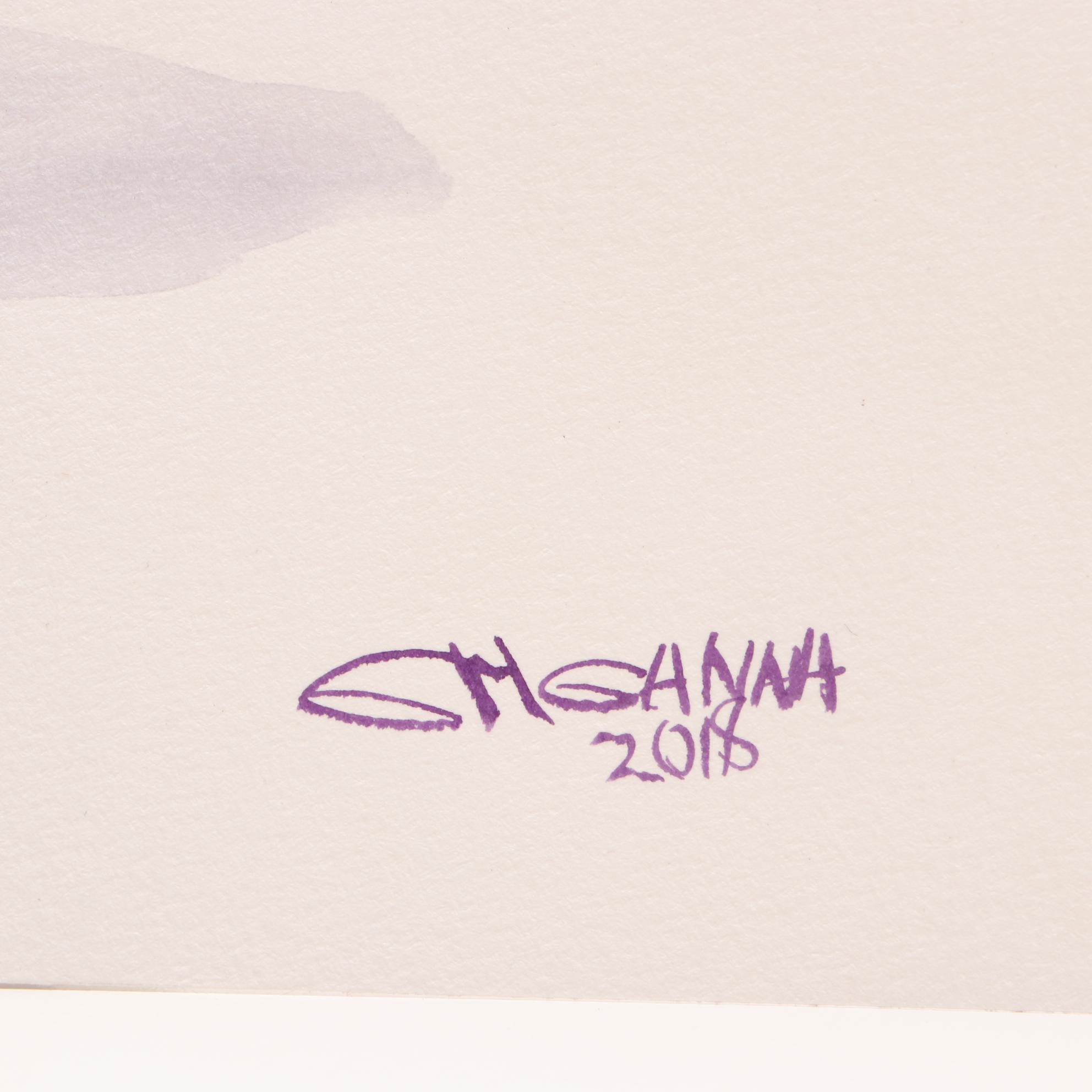 Ganna Melnychenko Watercolor Painting "Little Hedgehog"