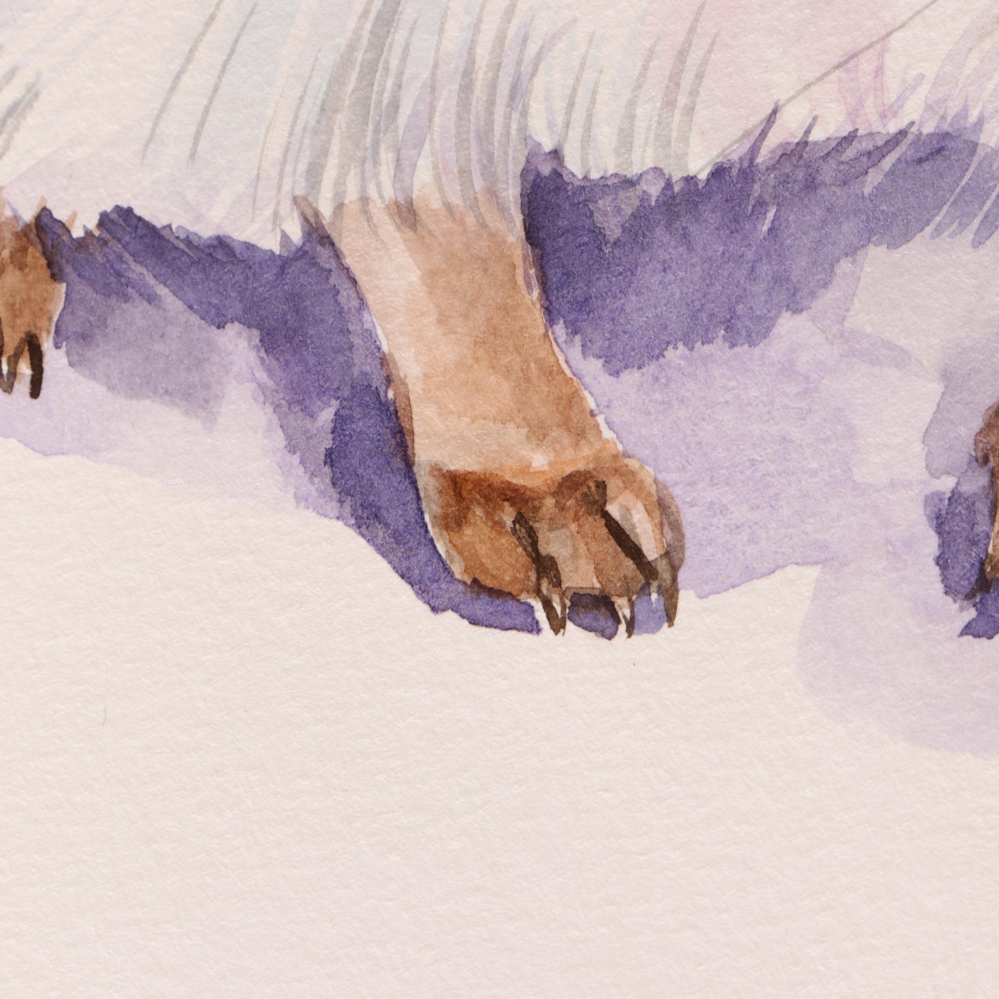 Ganna Melnychenko Watercolor Painting "Little Hedgehog"