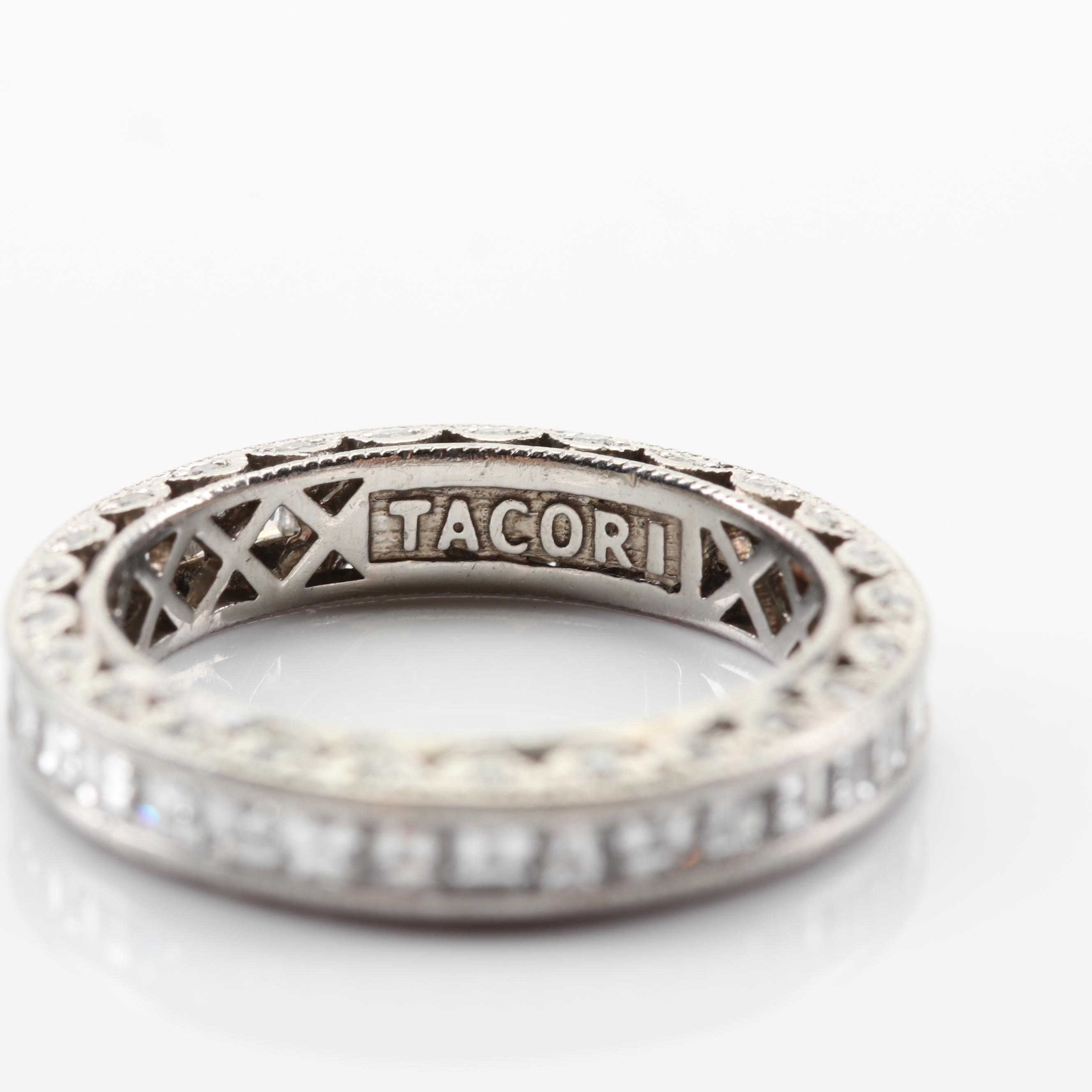 Tacori Platinum 1.75 CTW Diamond Eternity Ring