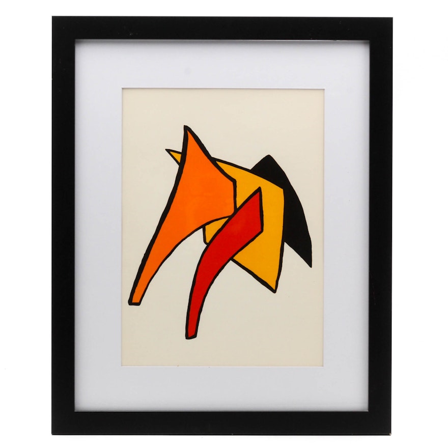 Alexander Calder Lithograph for 1963 "Derriere Le Miroir"