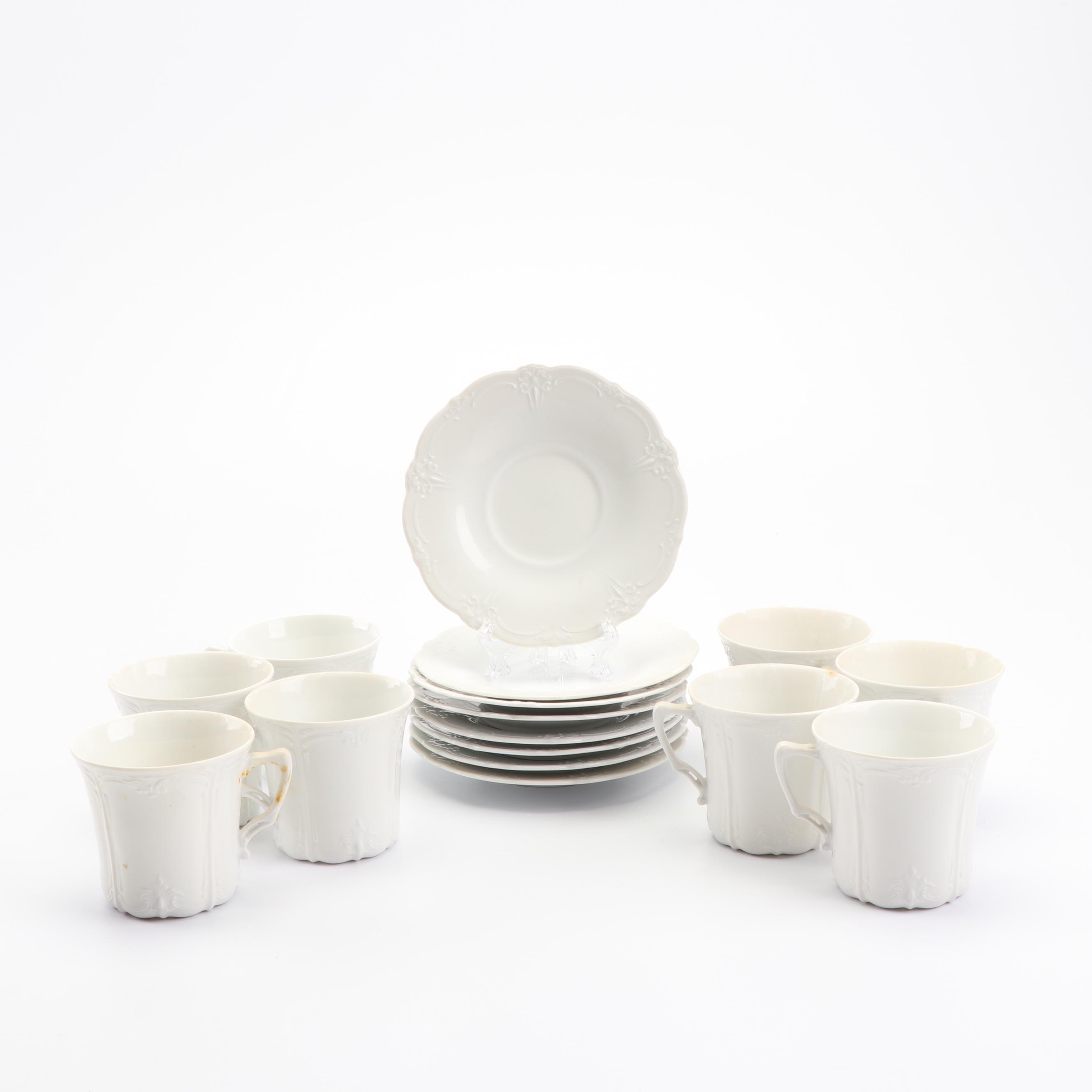 Alt Tirschenreuth "Baronesse" Dinnerware Set and Mitterteich Soup Bowl