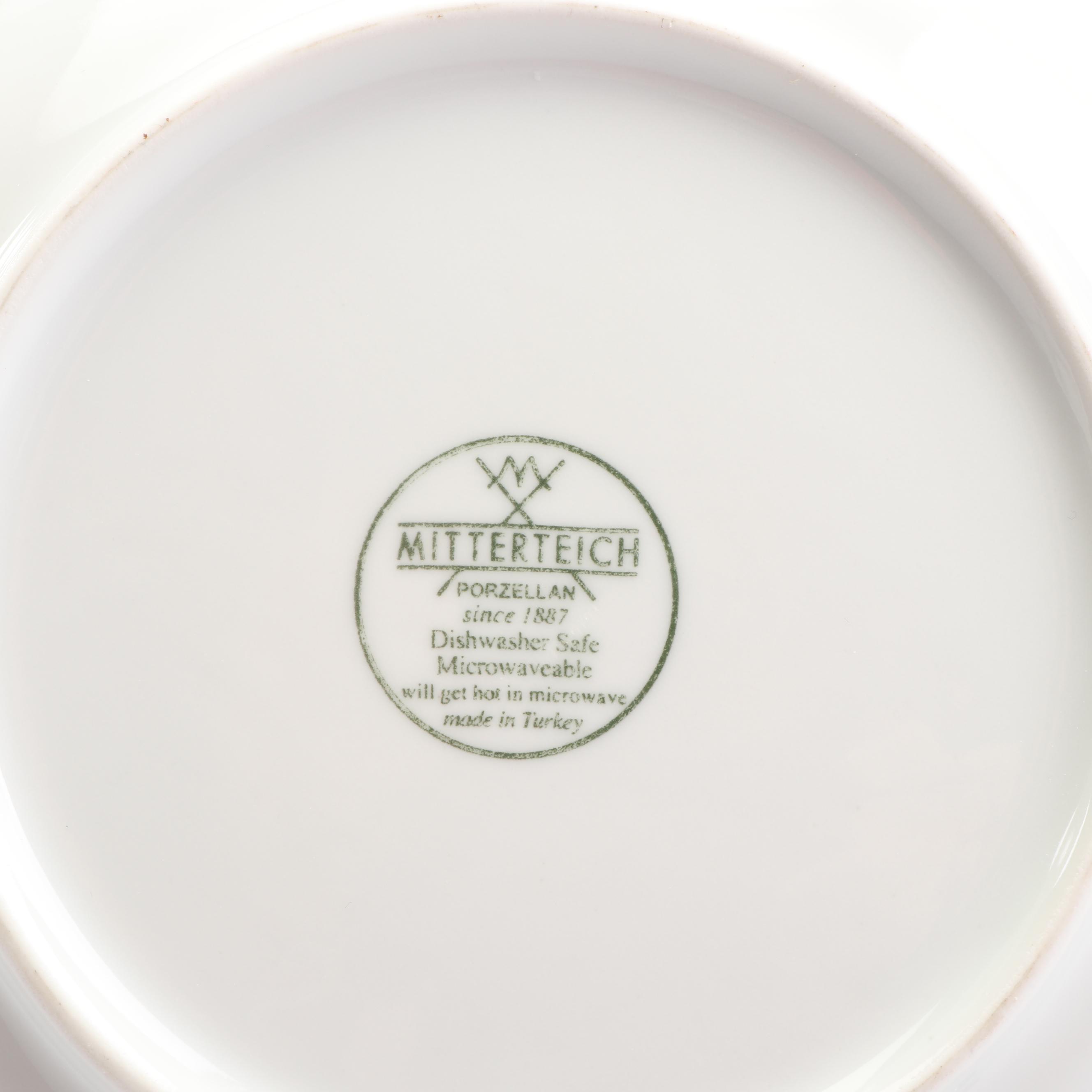 Alt Tirschenreuth "Baronesse" Dinnerware Set and Mitterteich Soup Bowl