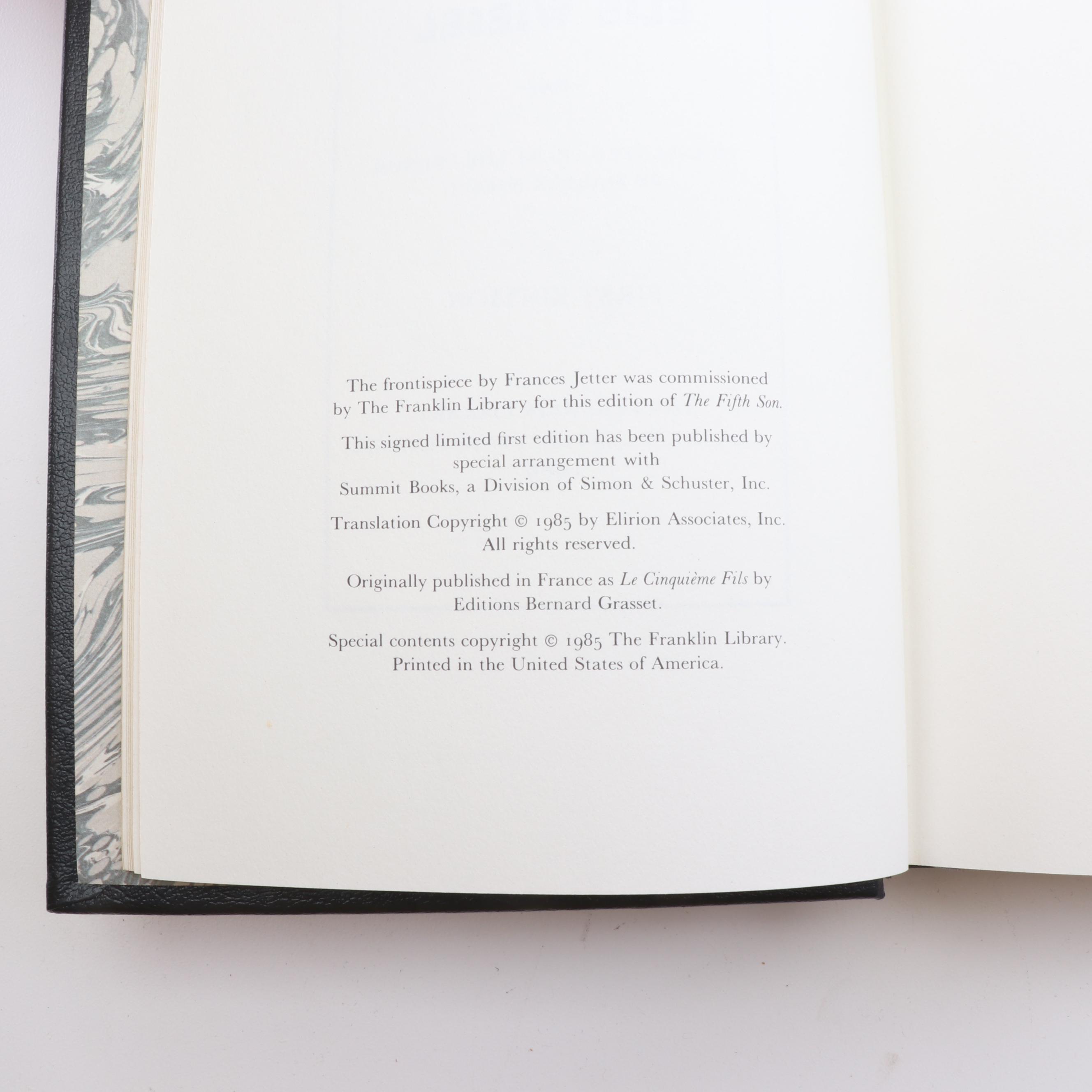 Franklin Library Editions including Signed "Leila" by J. P. Donleavy