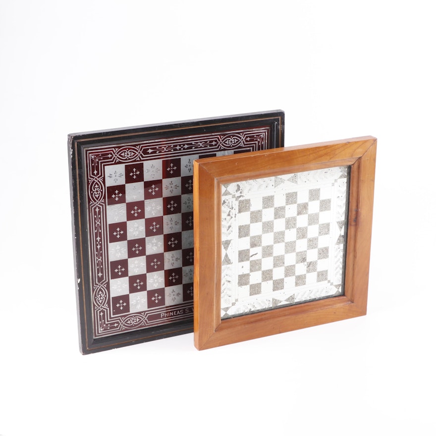 Chess Boards including Phineas S. Wood