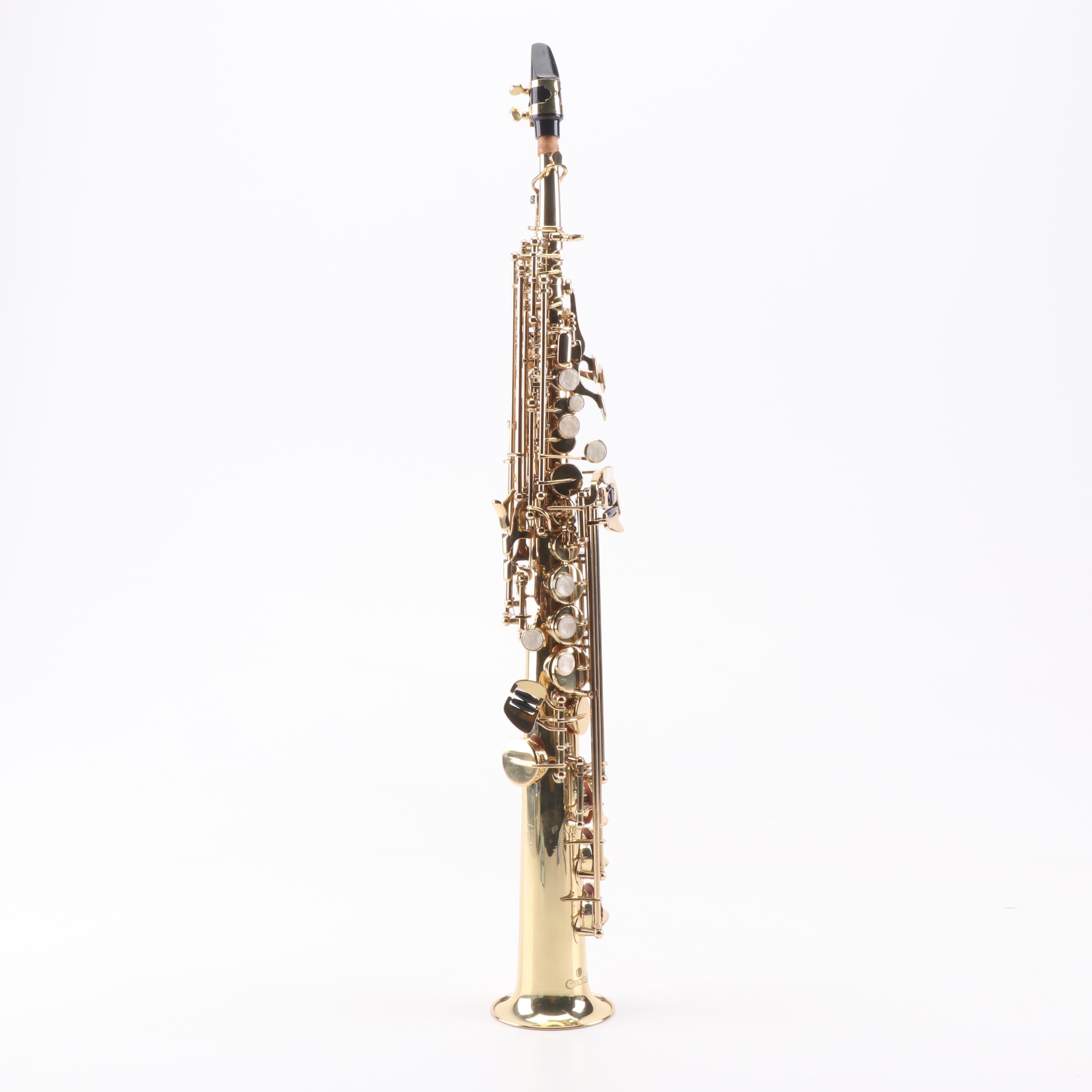 Cecilio SS-280 Gold Lacquer Soprano Saxophone