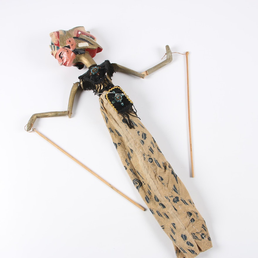 Indonesian Wayang Golek Rod Puppet