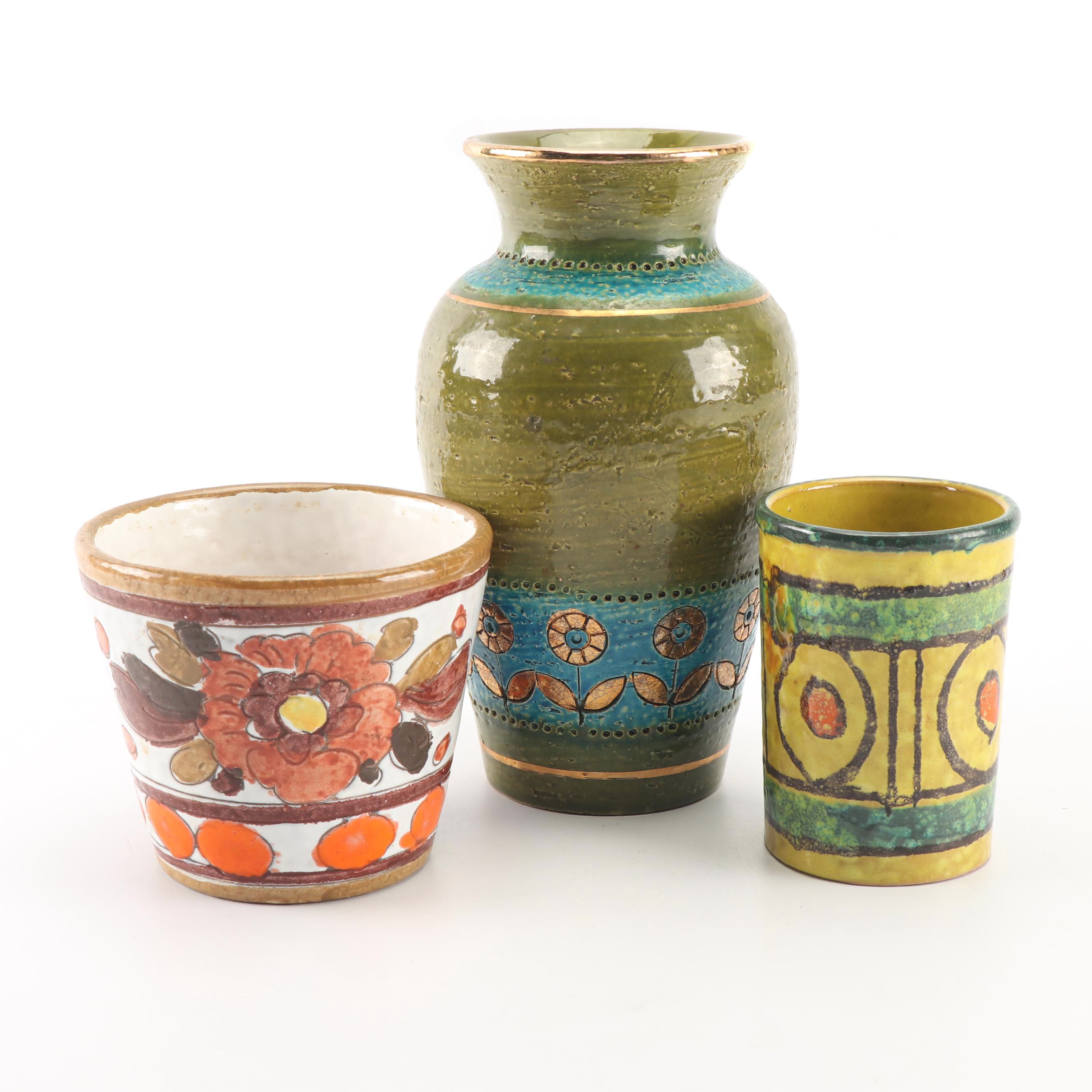 Mid Century Modern Rosenthal-Netter "Thai Silk" Vase with Others