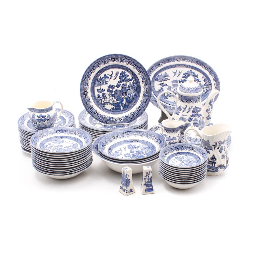 Churchill "Blue Willow" Serveware and Dinnerware