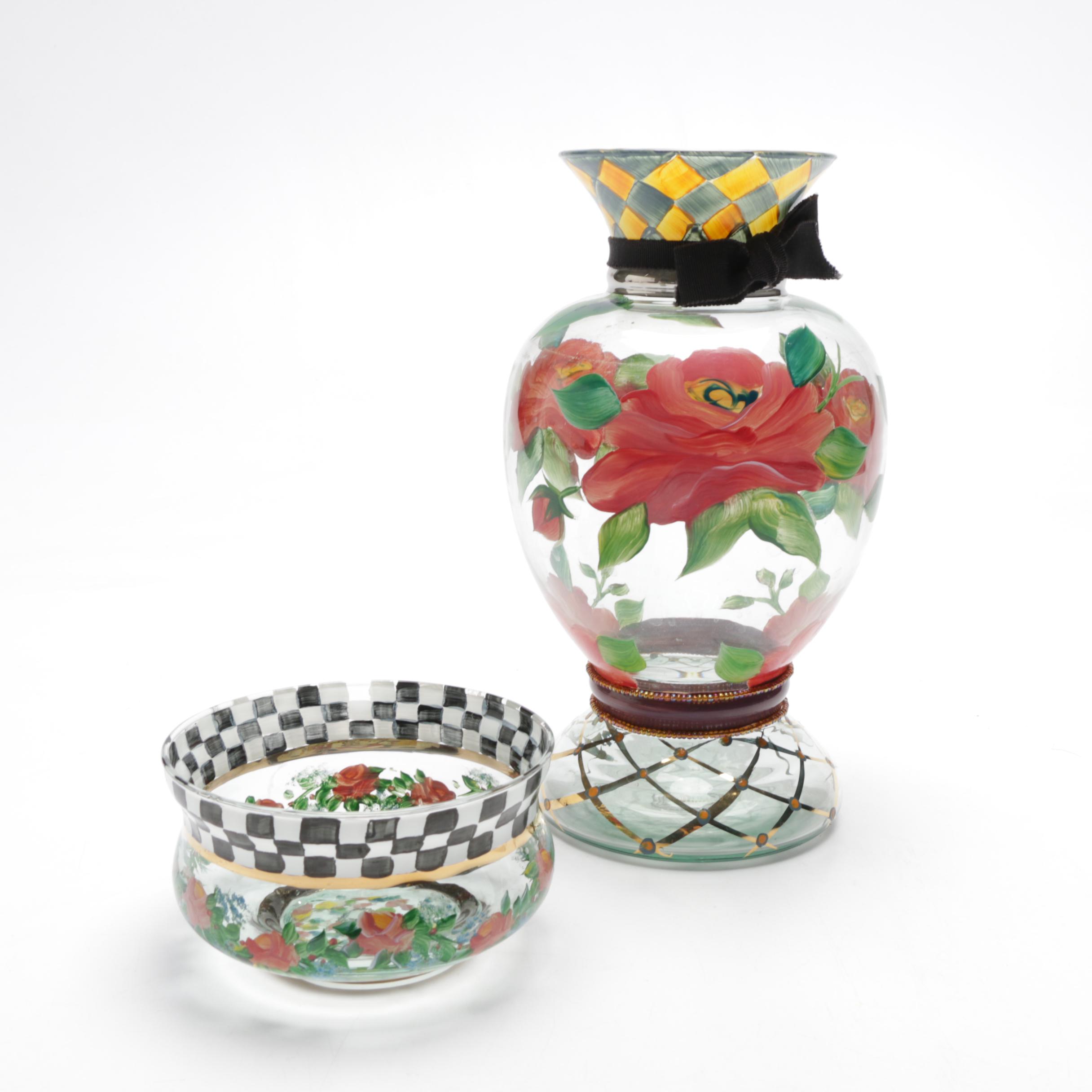 MacKenzie-Childs Hand-Painted "Victoria and Richard" Tableware