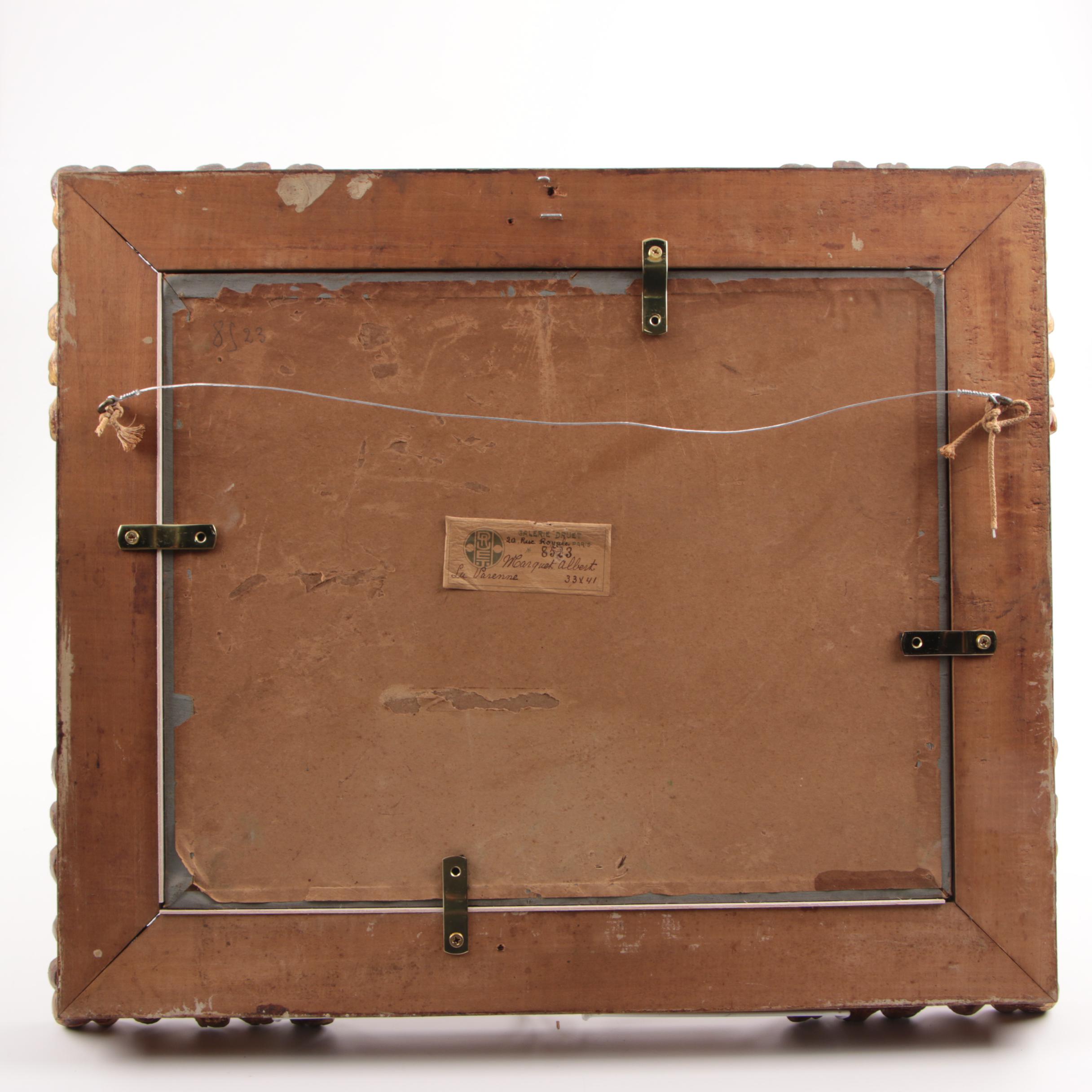 Albert Marquet 1915 Oil Painting "La Varenne"