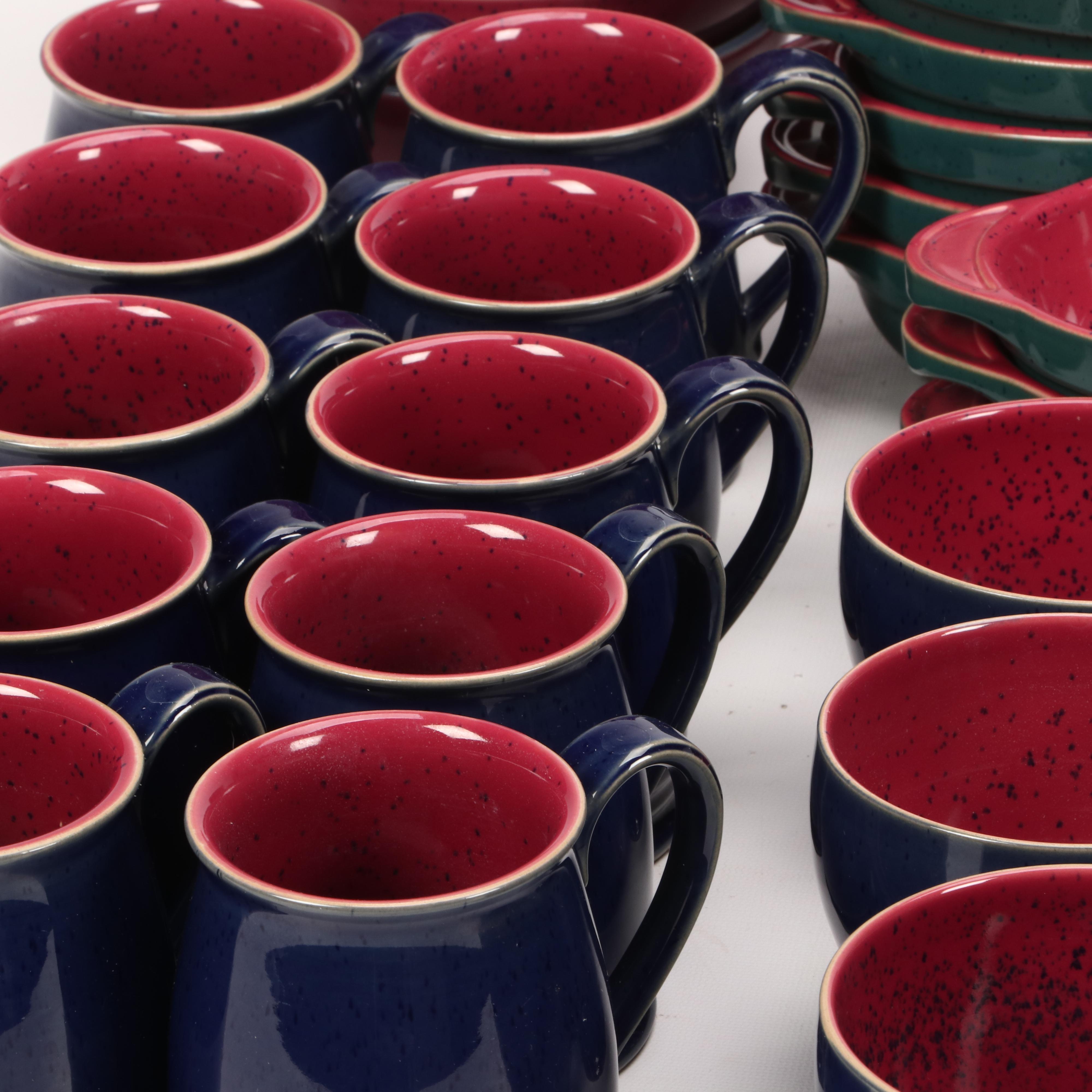 Denby Langley "Harlequin" Pattern Stoneware Dinnerware