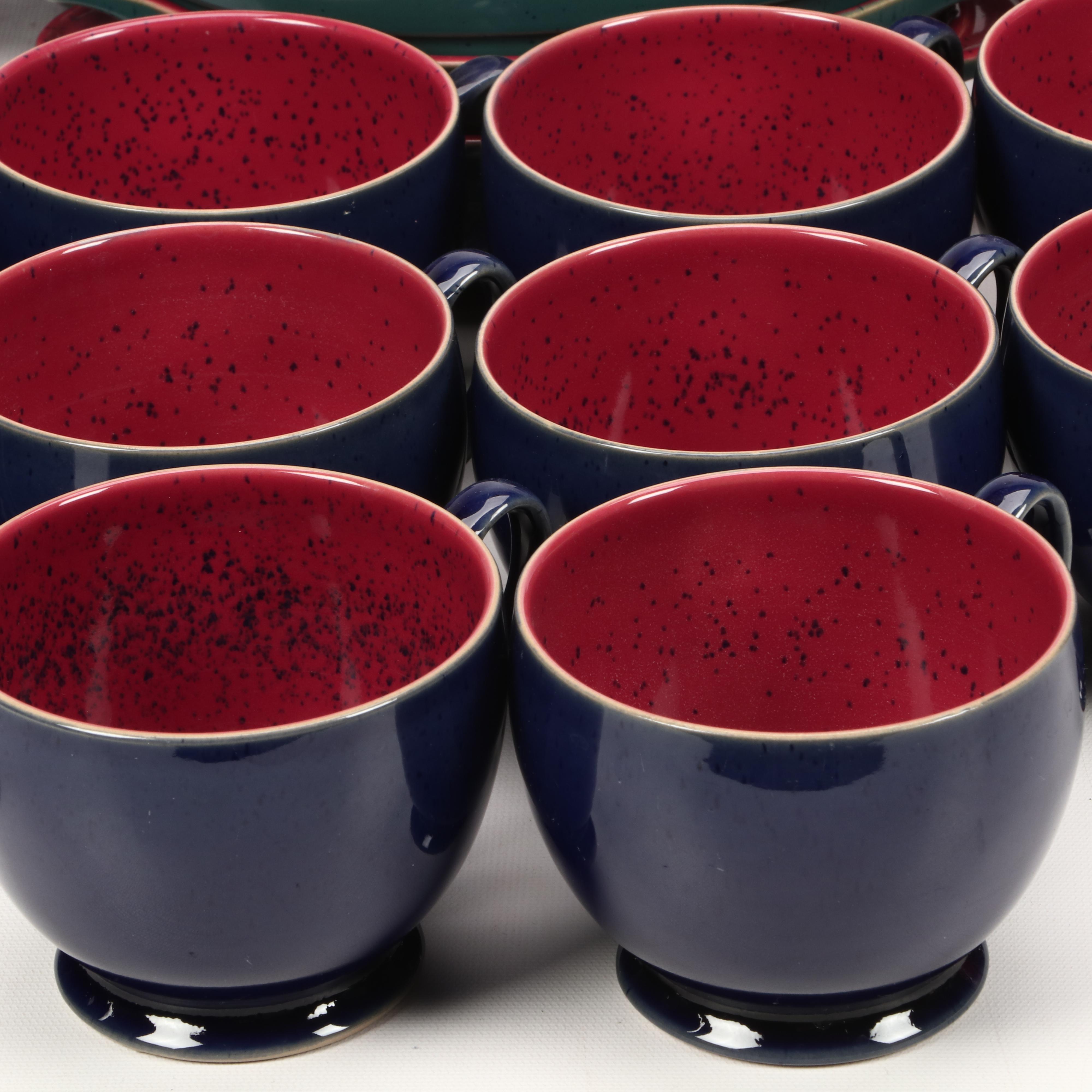 Denby Langley "Harlequin" Pattern Stoneware Dinnerware