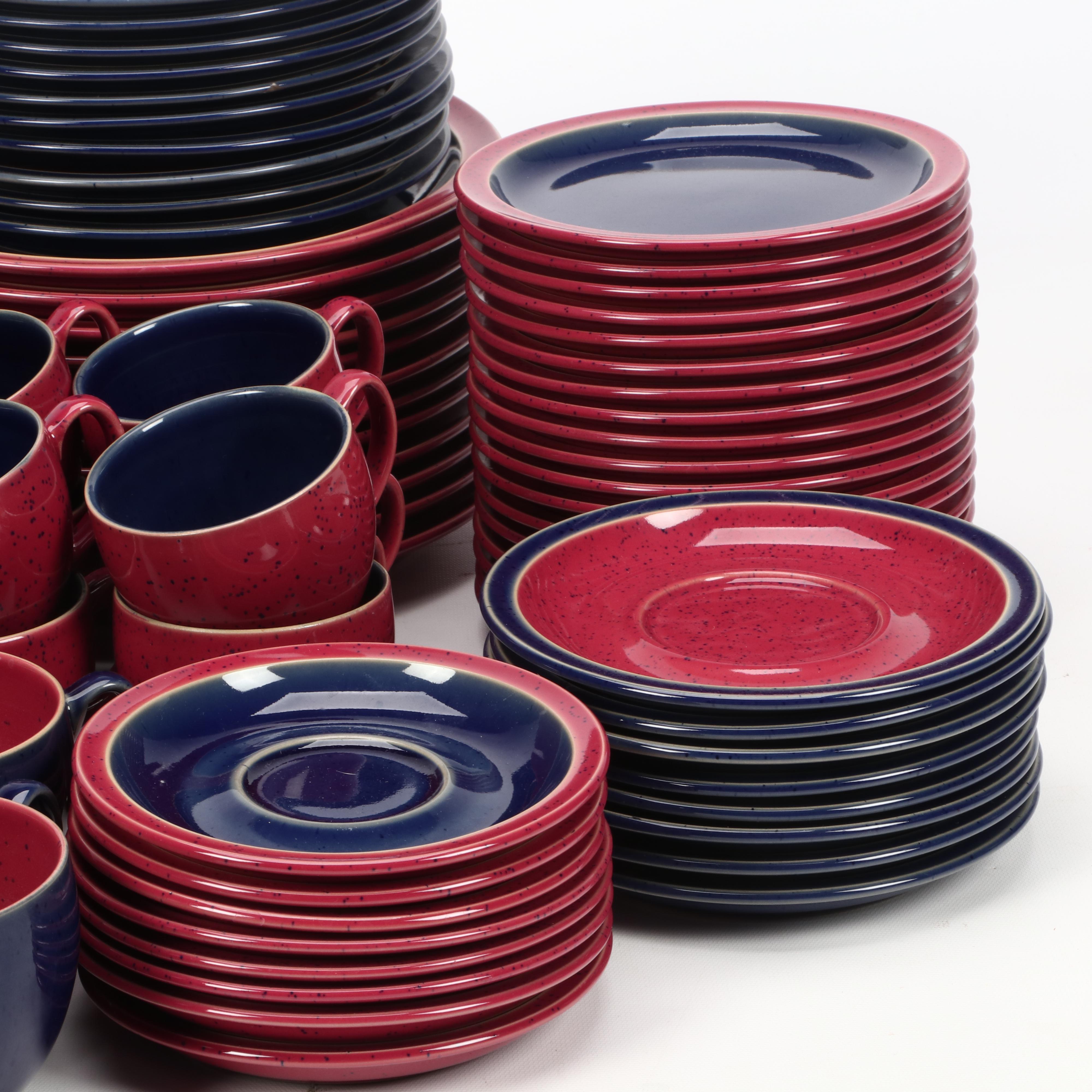 Denby Langley "Harlequin" Pattern Stoneware Dinnerware