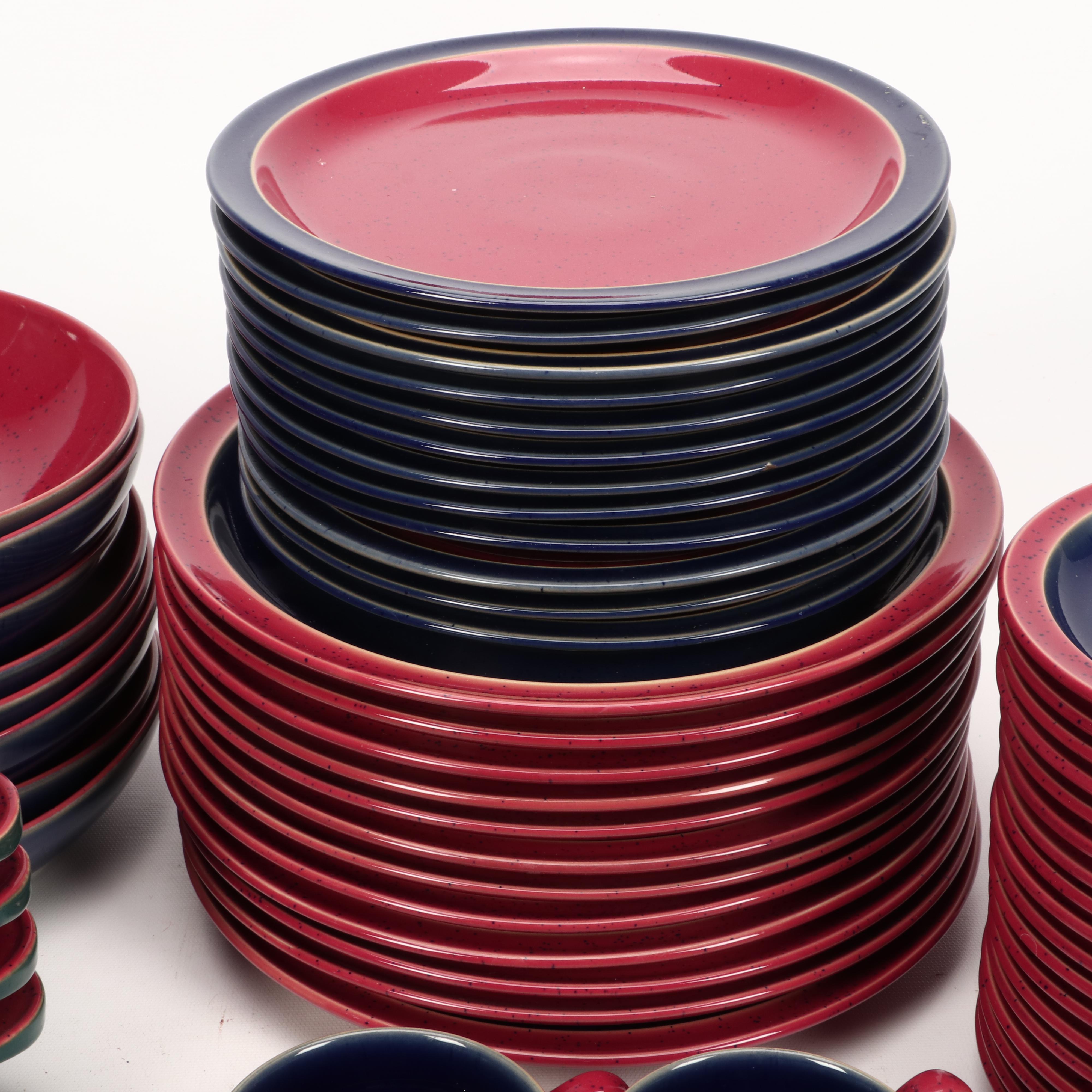 Denby Langley "Harlequin" Pattern Stoneware Dinnerware