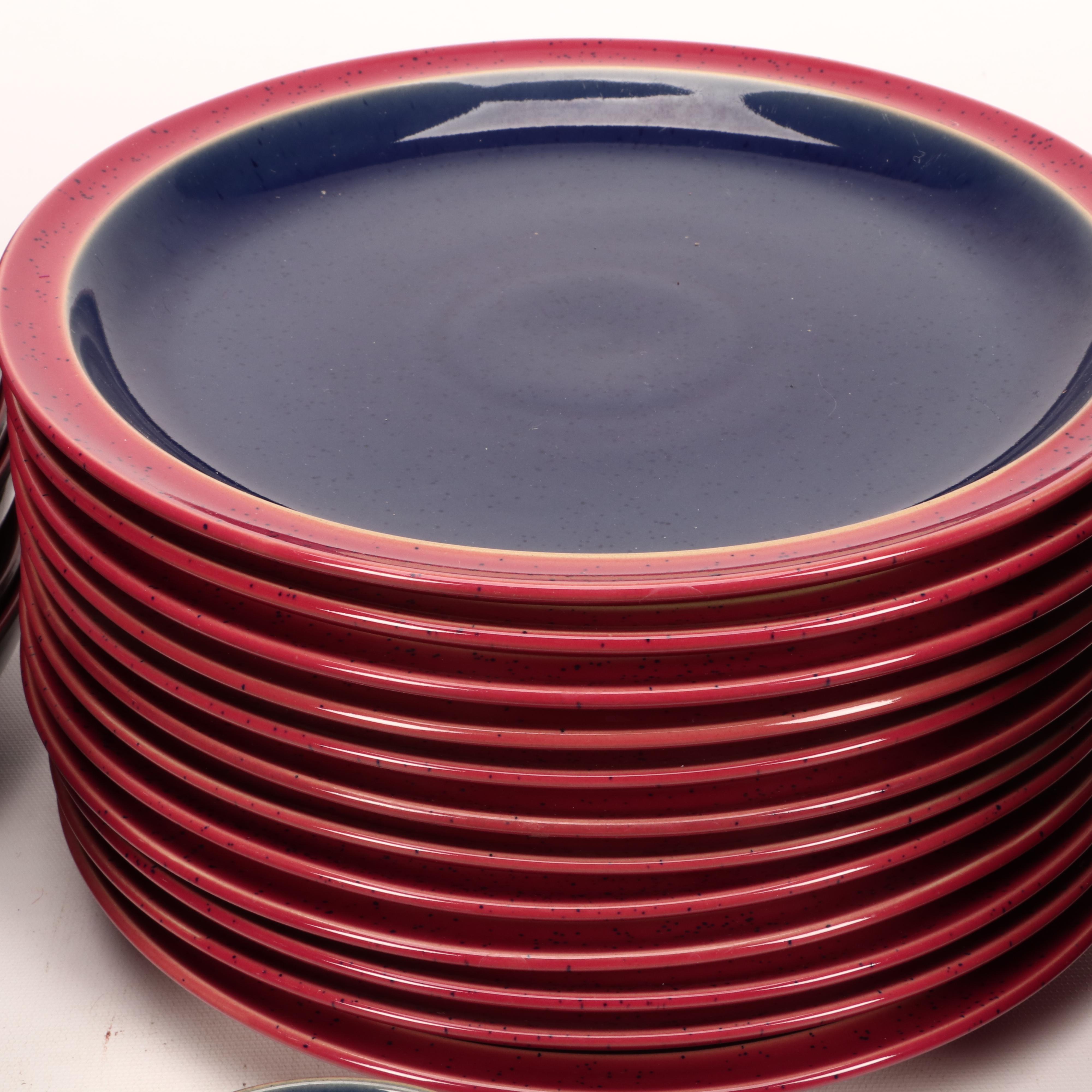 Denby Langley "Harlequin" Pattern Stoneware Dinnerware