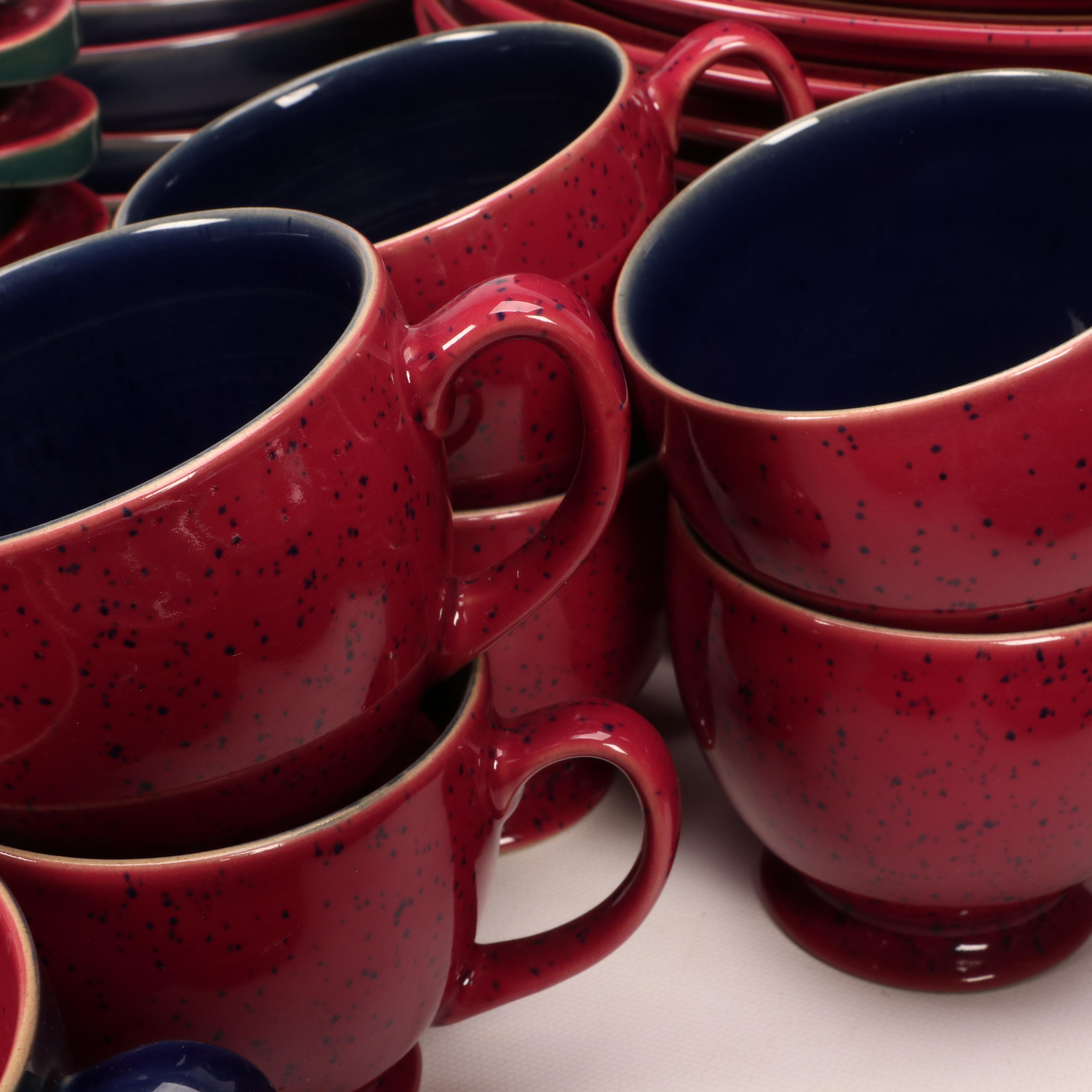 Denby Langley "Harlequin" Pattern Stoneware Dinnerware