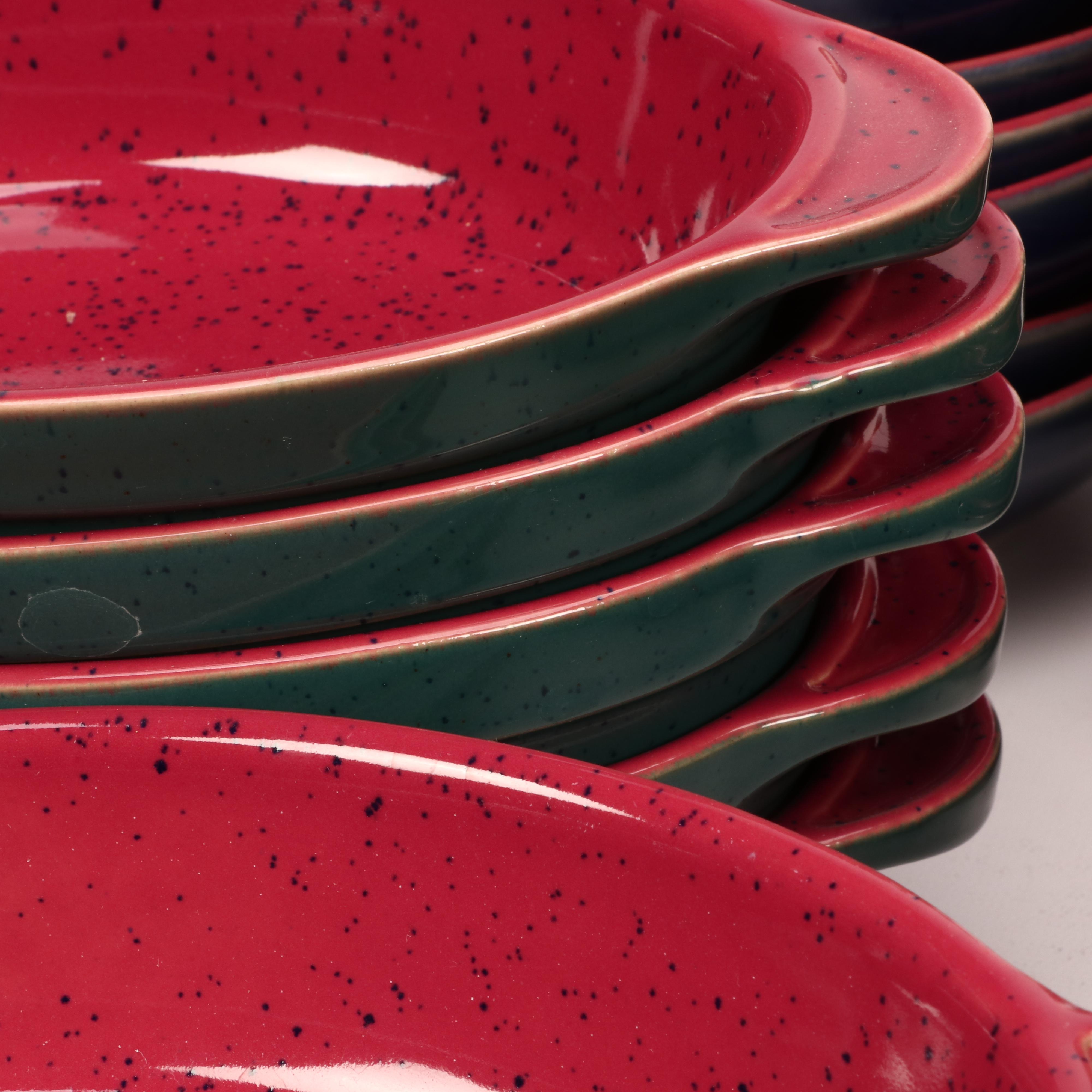 Denby Langley "Harlequin" Pattern Stoneware Dinnerware