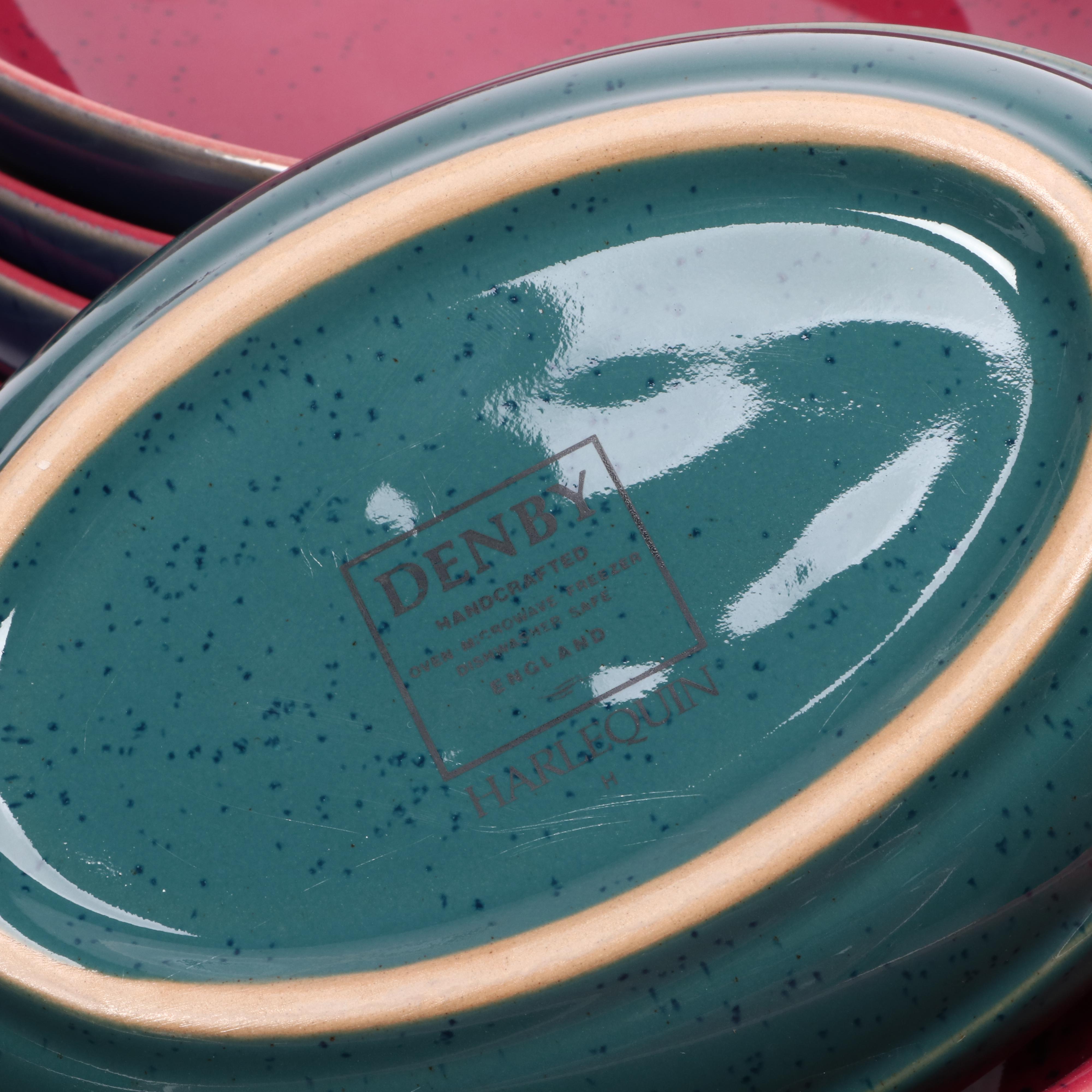 Denby Langley "Harlequin" Pattern Stoneware Dinnerware