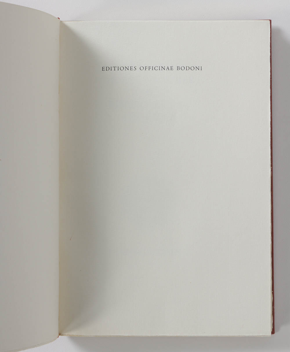 1969 Limited First English Translation "Pietro Bembo on Etna" by Pietro Bembo