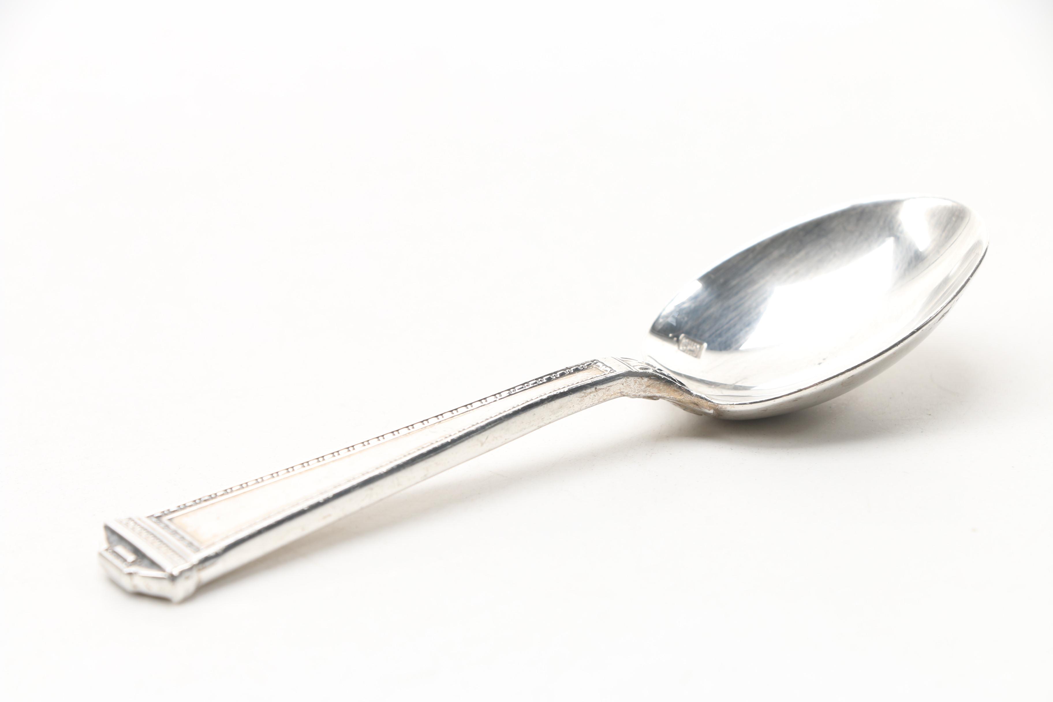 Tuttle "Pantheon" Sterling Silver Baby Fork and Spoon Set
