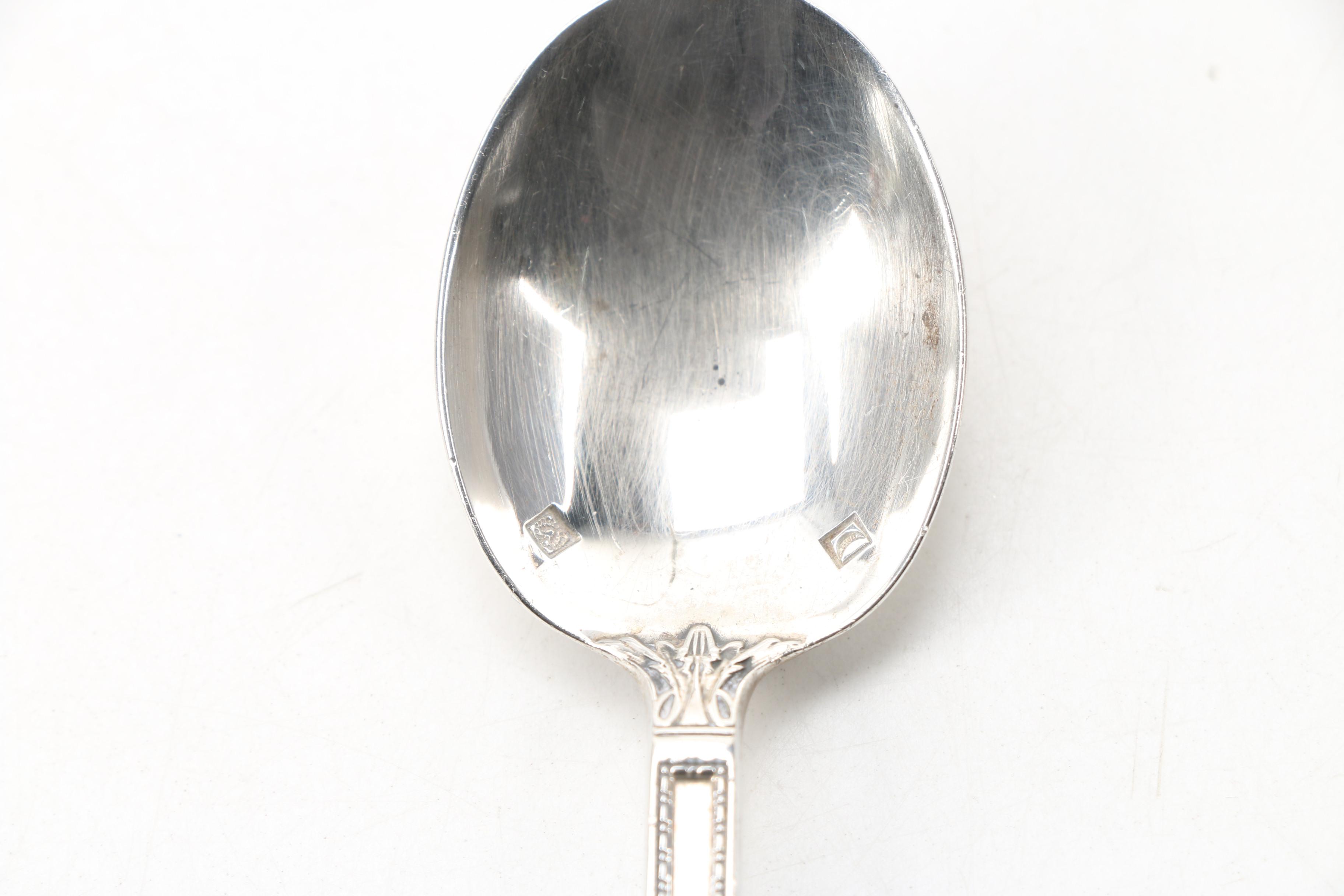 Tuttle "Pantheon" Sterling Silver Baby Fork and Spoon Set