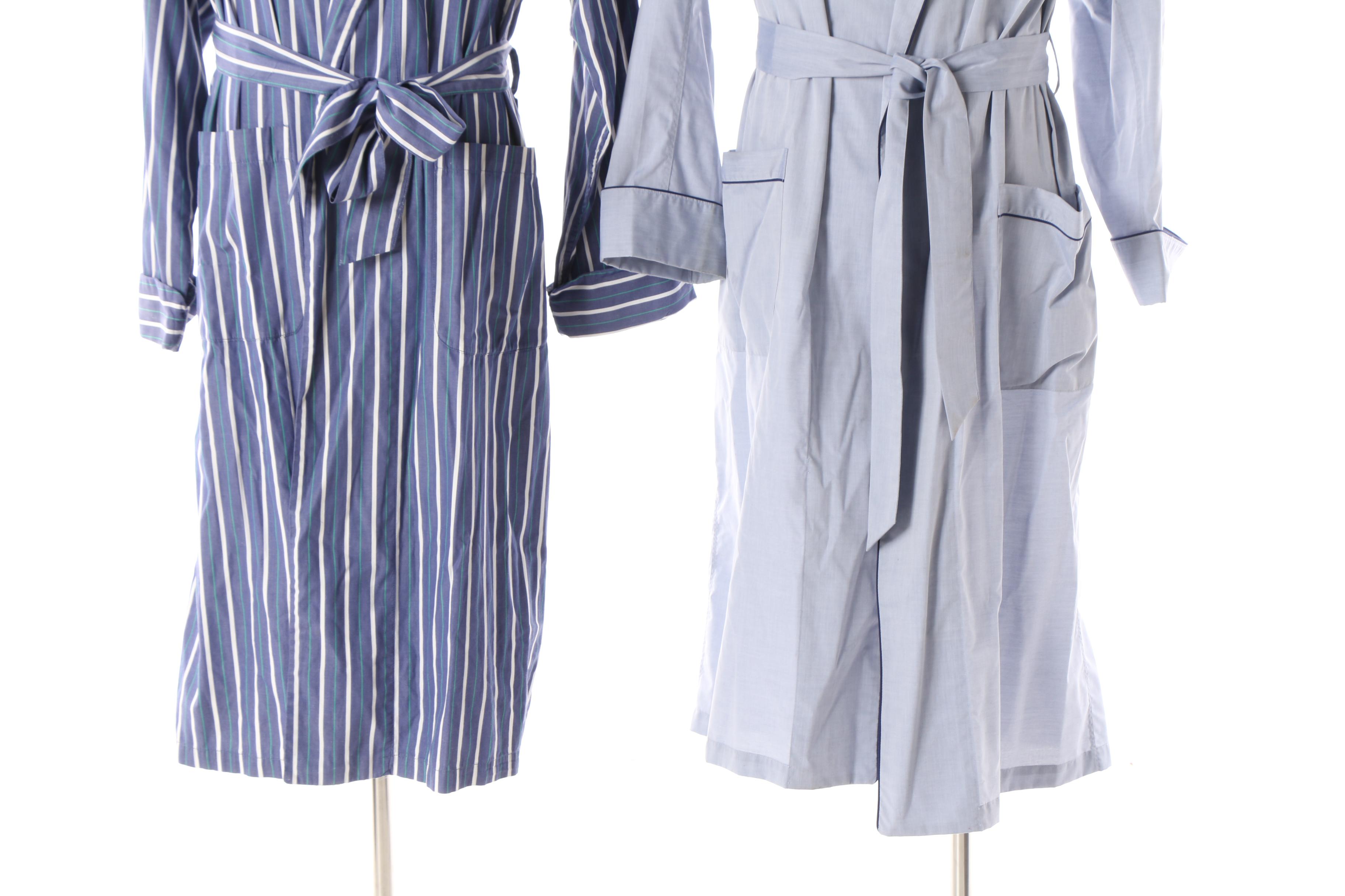 Men's Cotton Robes Including Brooks Brothers