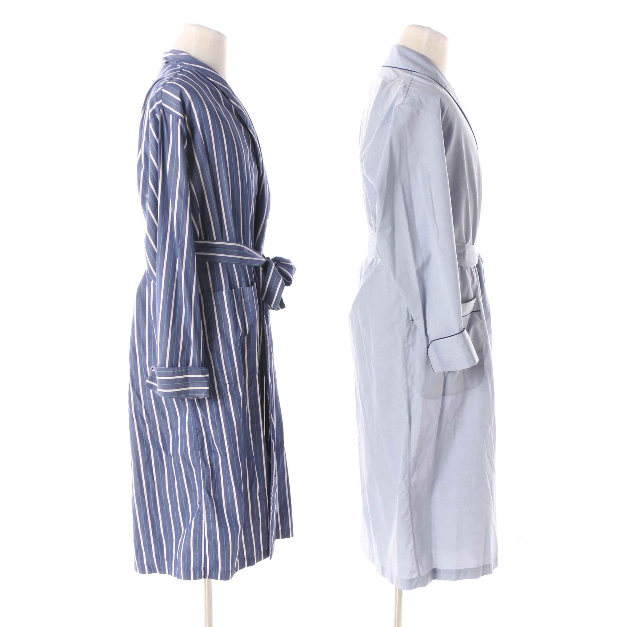 Men's Cotton Robes Including Brooks Brothers