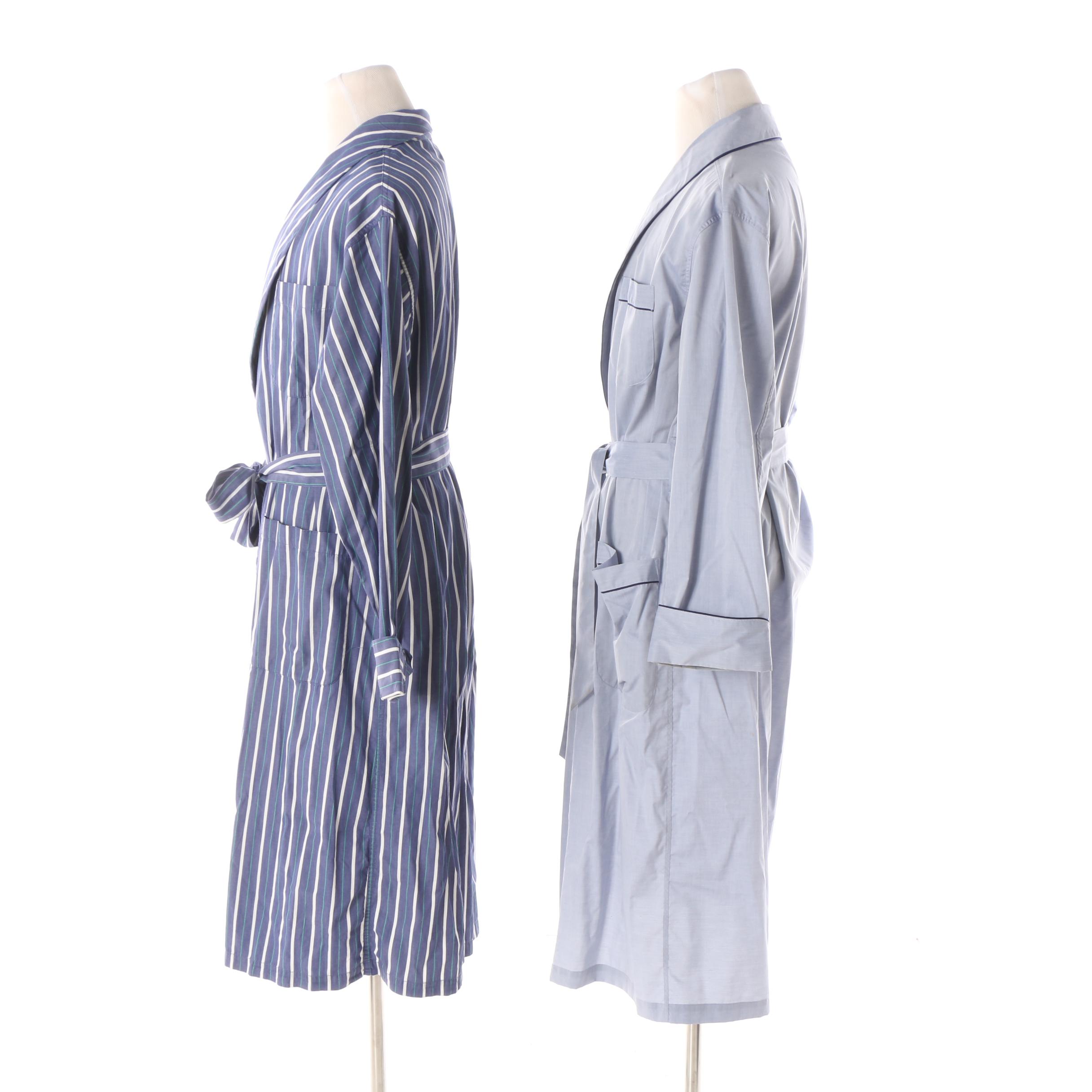 Men's Cotton Robes Including Brooks Brothers