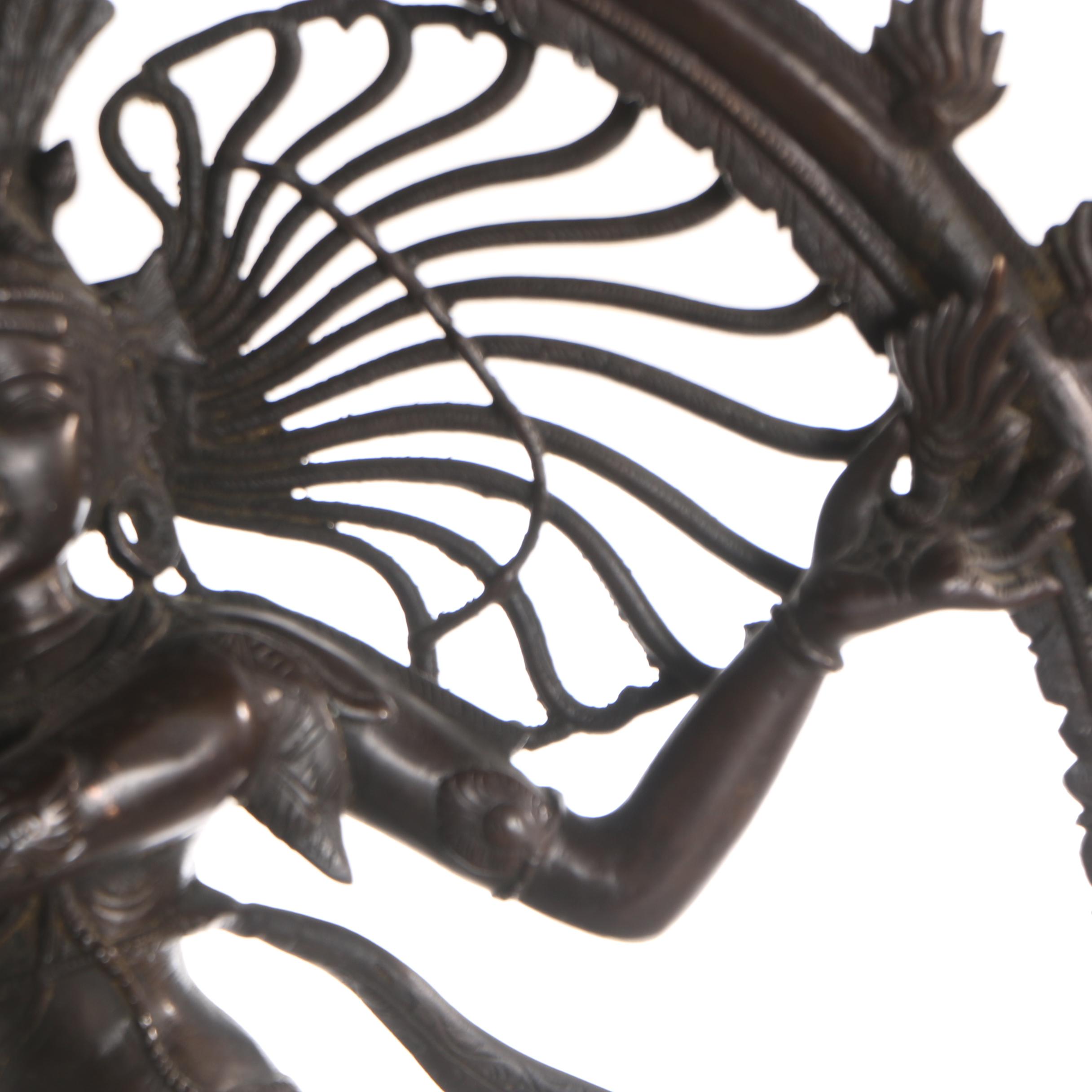 Shiva-Nataraja Bronze-Toned Metal Sculpture
