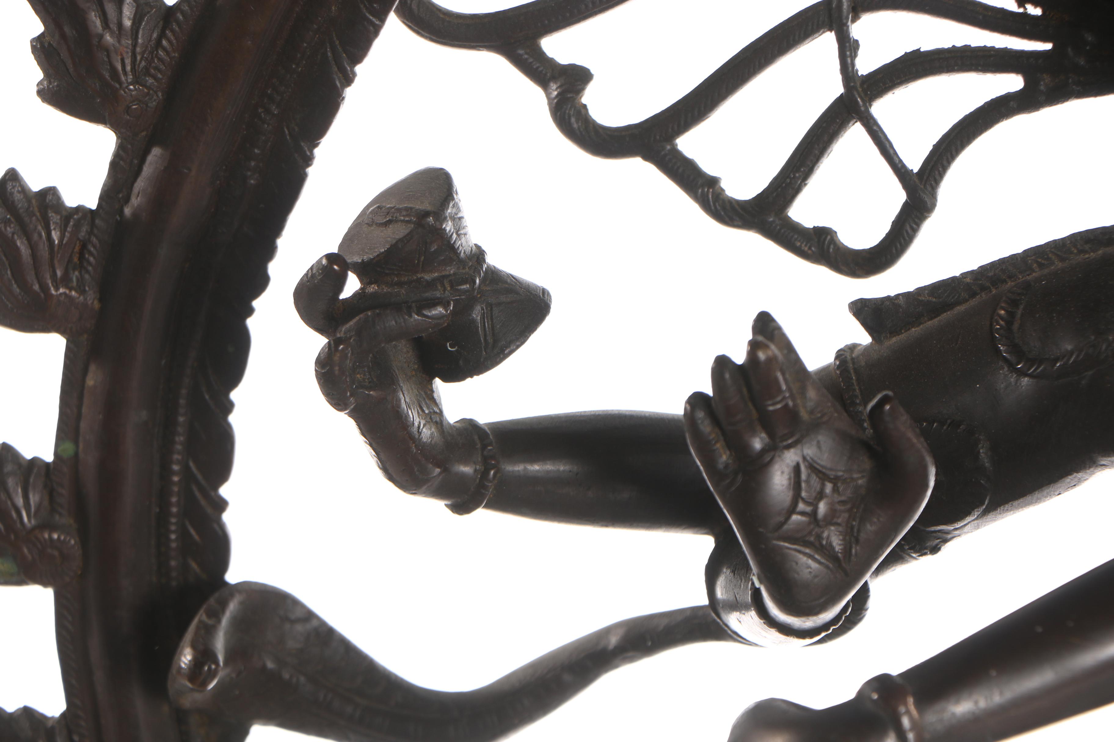 Shiva-Nataraja Bronze-Toned Metal Sculpture