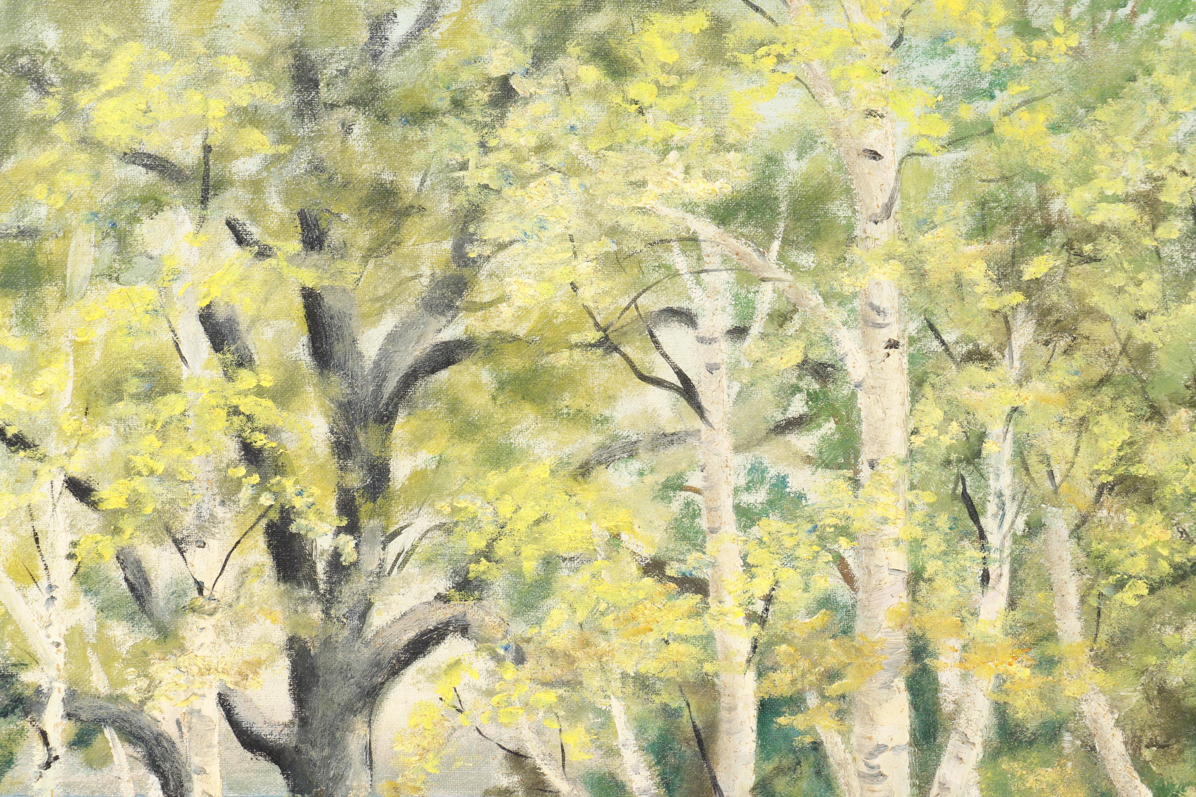 Helen Grace Oil Paintings "Spring Song" and "Quiet Retreat"