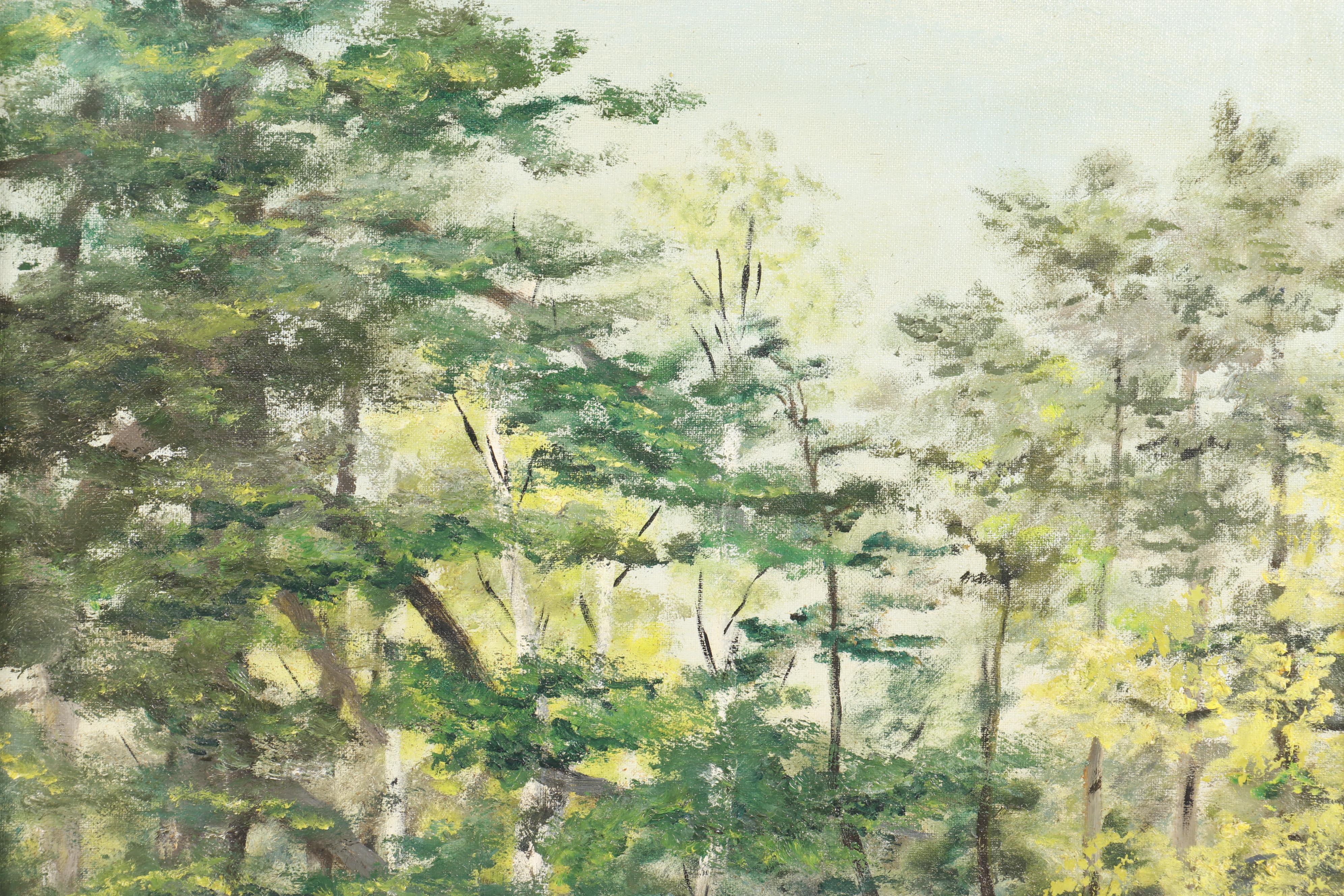 Helen Grace Oil Paintings "Spring Song" and "Quiet Retreat"