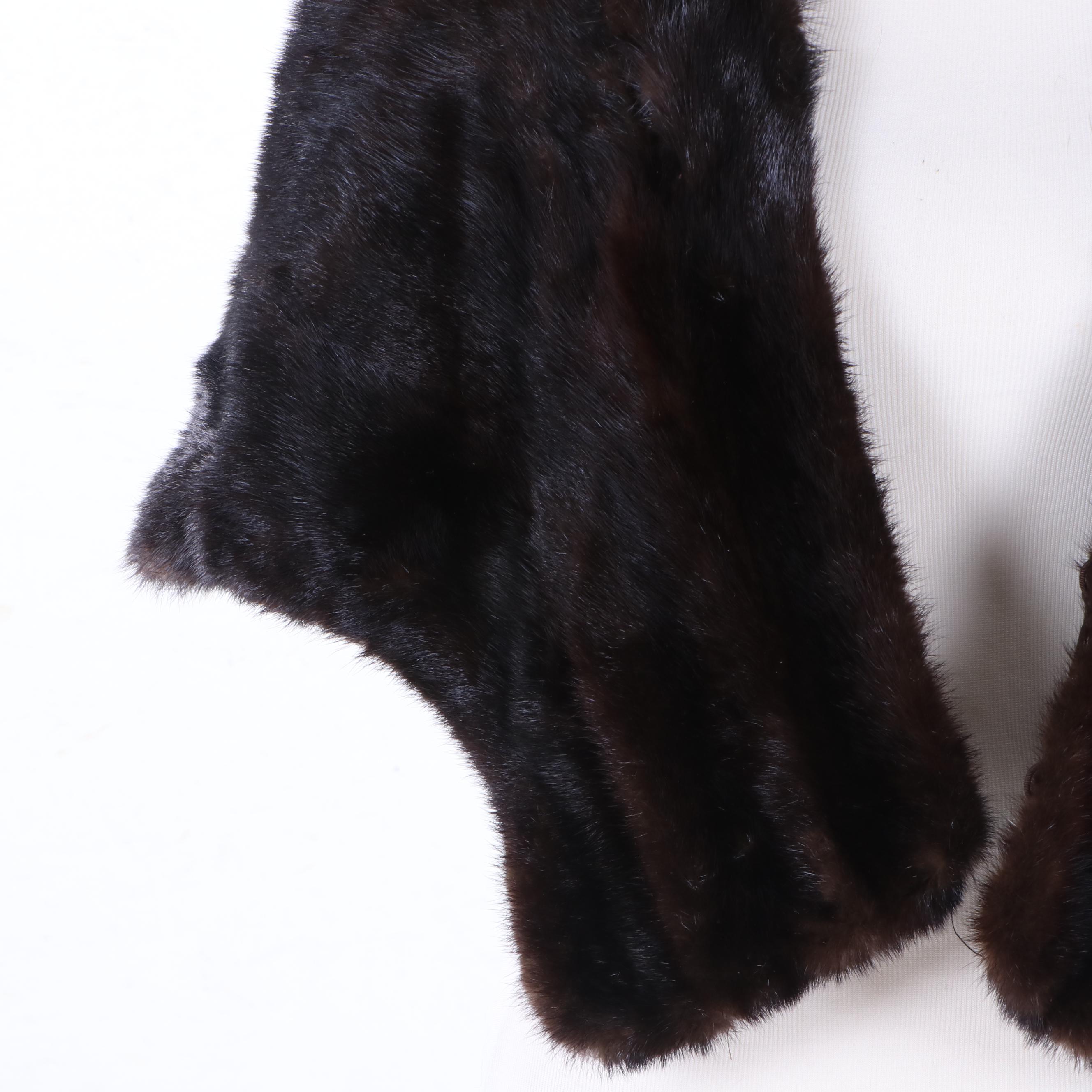 Vintage Jordan Marsh Dyed Beaver Fur Stole