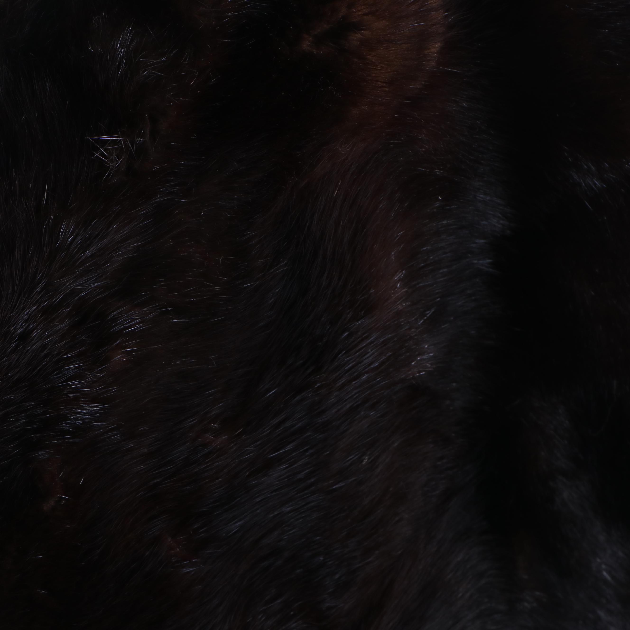 Vintage Jordan Marsh Dyed Beaver Fur Stole