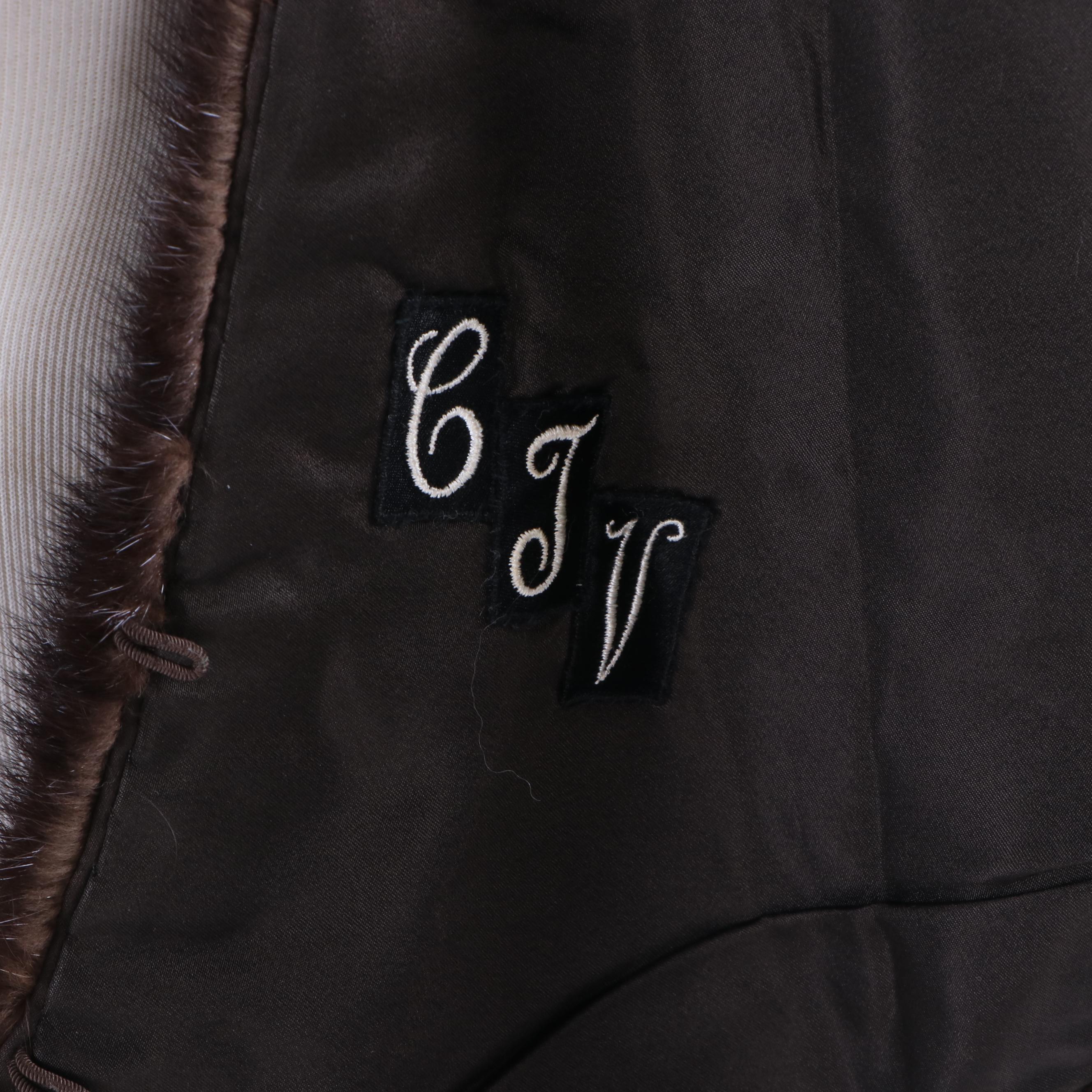 Vintage Jordan Marsh Dyed Beaver Fur Stole