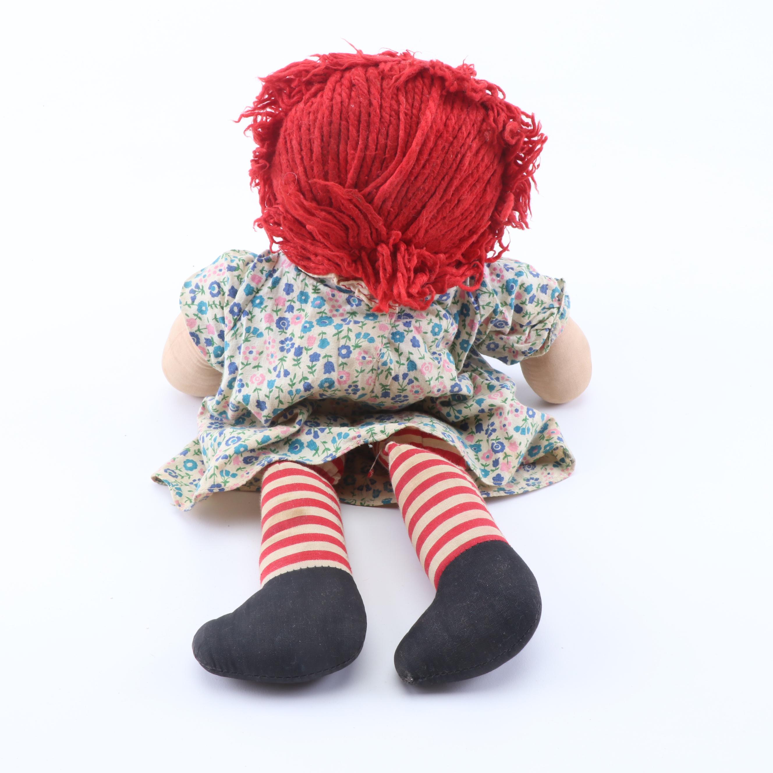 "Raggedy Ann" and "Andy" Dolls with "Raggedy Ann Stories" by Johnny Gruelle