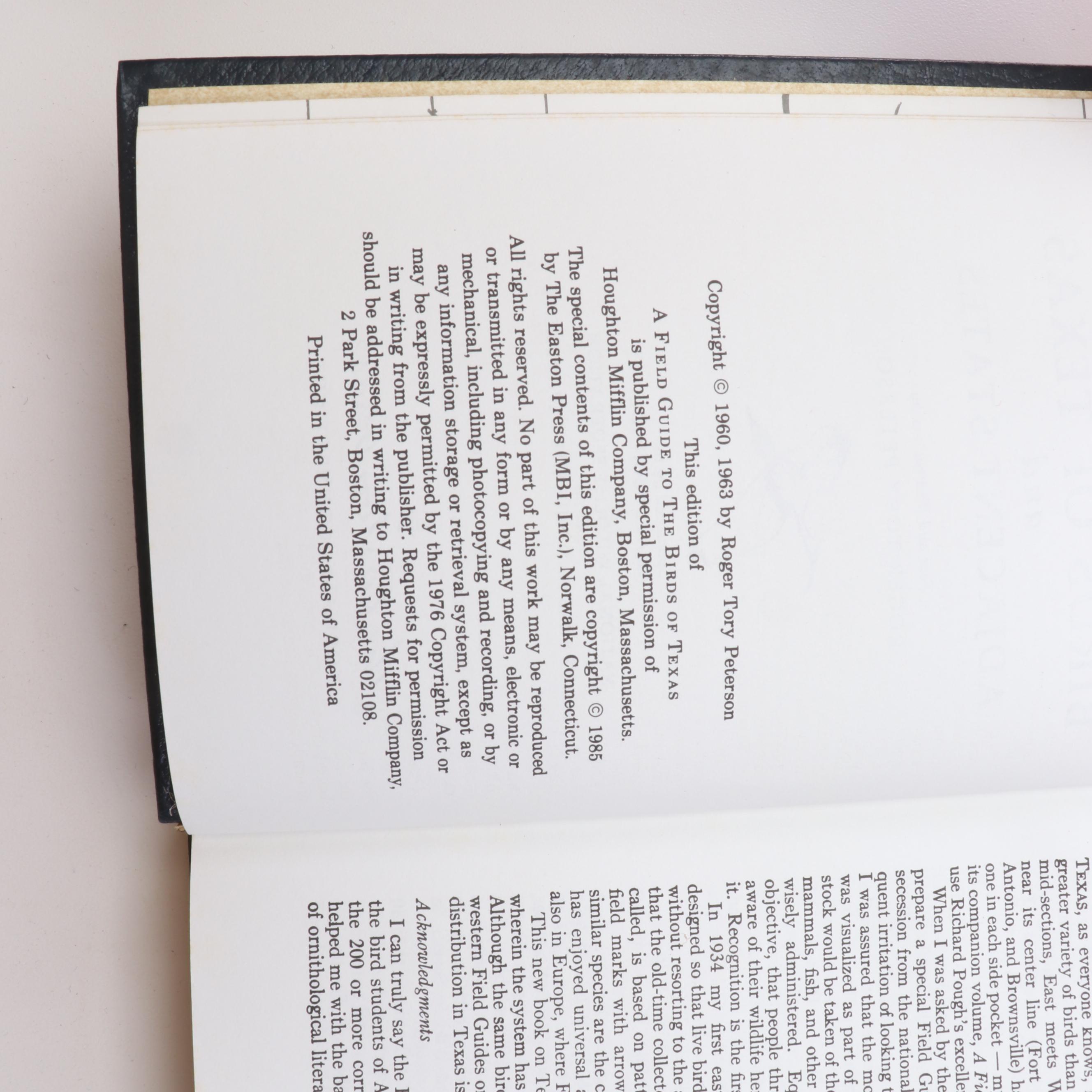 Easton Press Editions of "Roger Tory Peterson Field Guides"