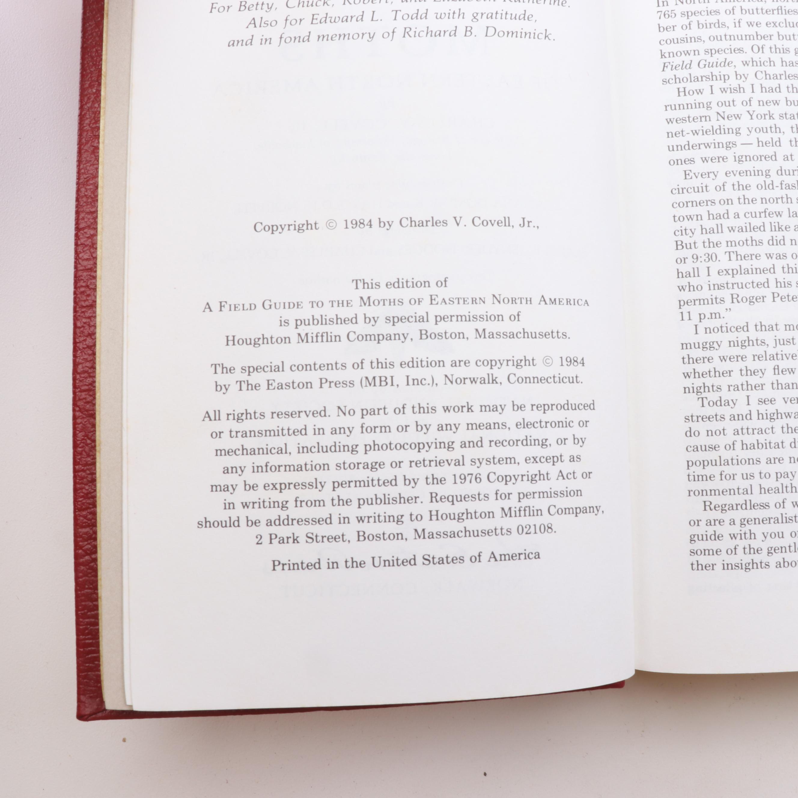 Easton Press Editions of "Roger Tory Peterson Field Guides"